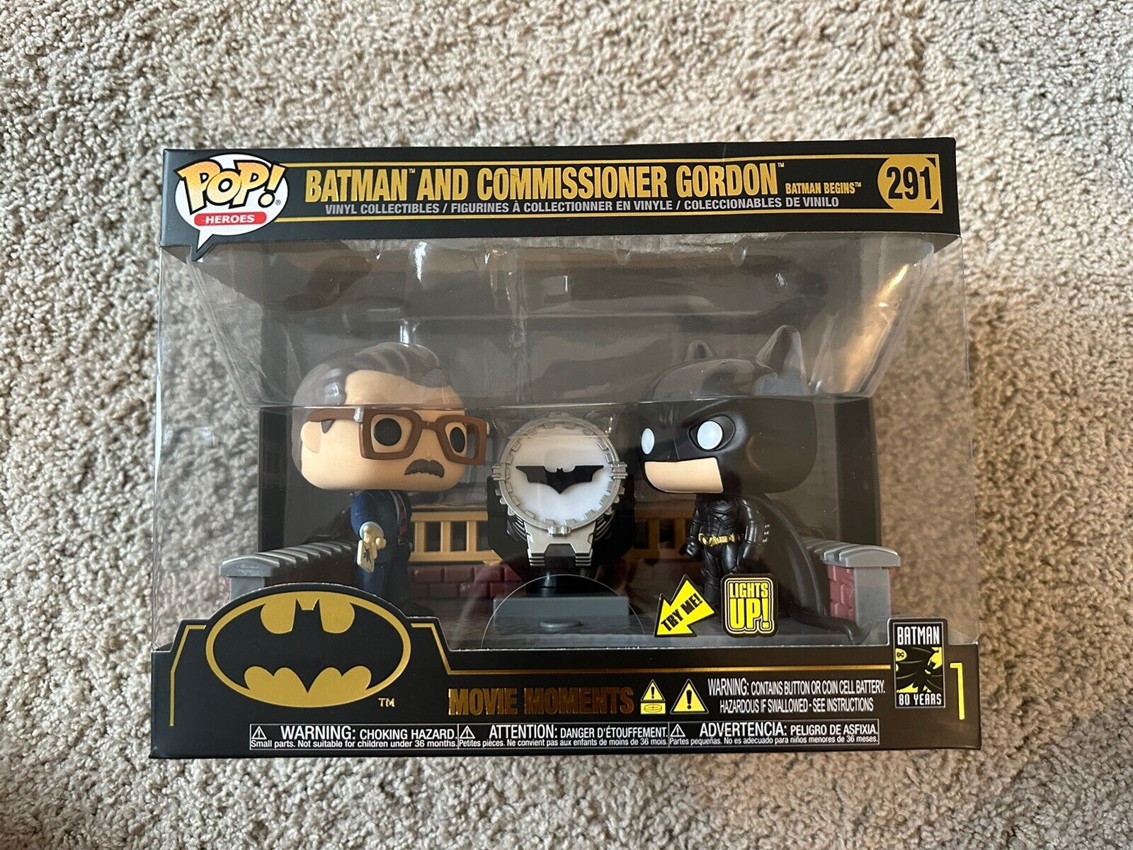 Funko POP DC Comics - Batman And Commissioner Gordon # 291 Batman Begins 80 YR