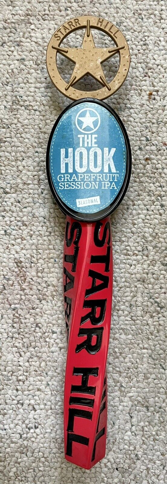 Starr Hill Grapefruit Session IPA tap handle