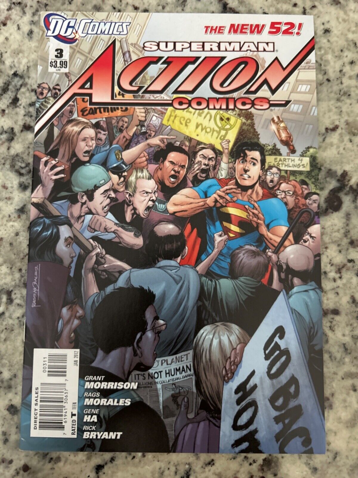 Superman #3 Vol. 2 (DC, 2012) vf
