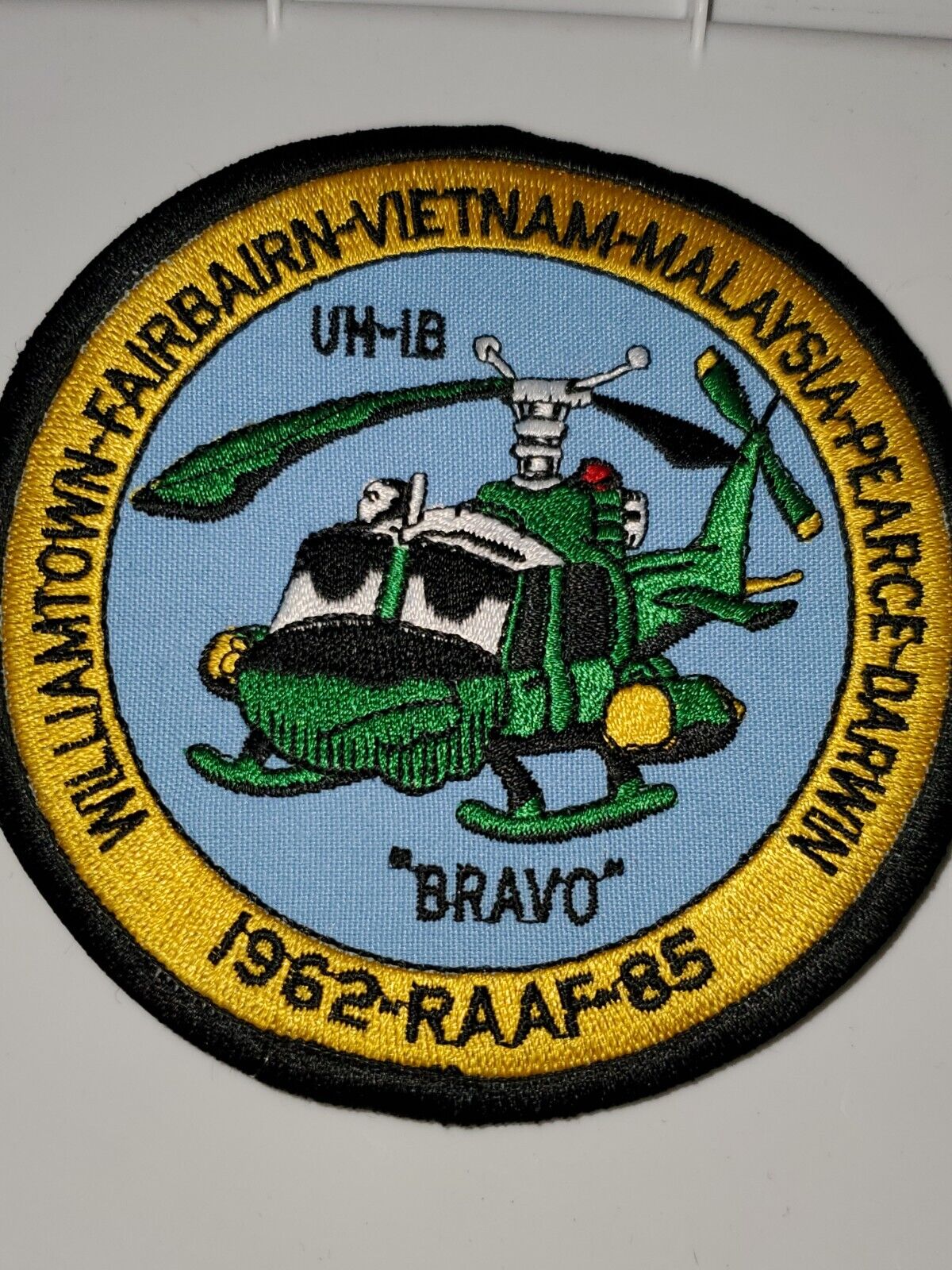 1960s 70s US Army 1962 UH-1B RAAF Bravo Aviation Patch L@@K