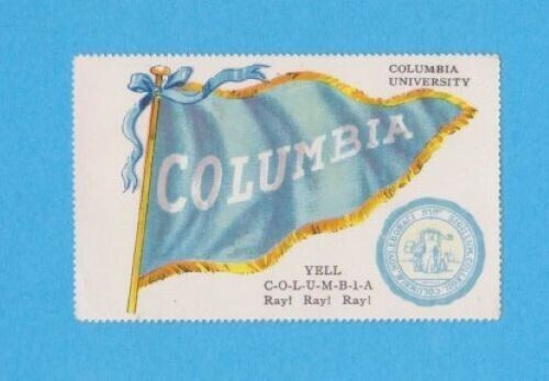 c1910s T331 Fatima Cigarettes stamp COLUMBIA UNIVERSITY Tough issue
