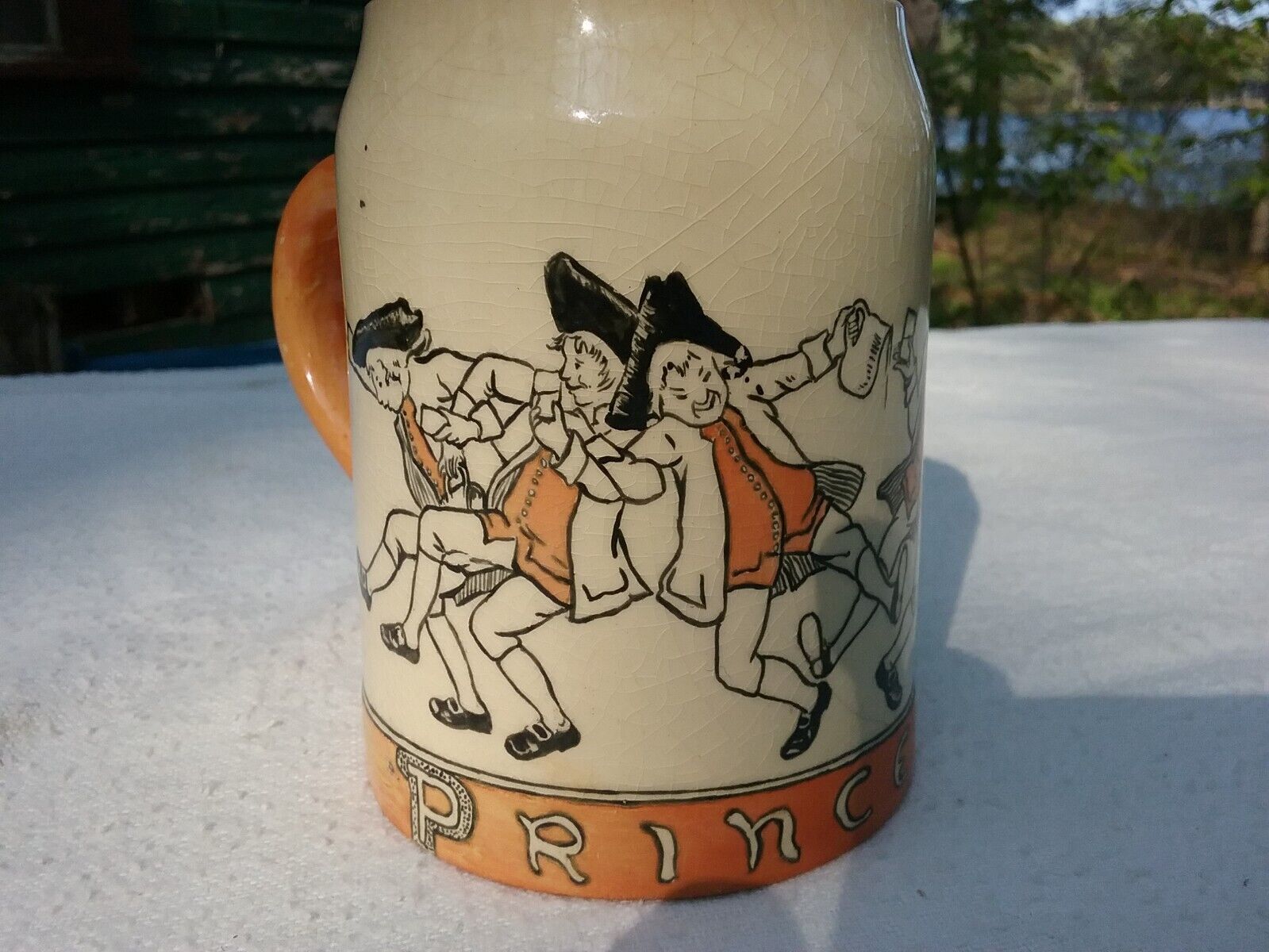 RARE Vintage Princeton University 1908 Personalized Drinking Stein Antique RARE
