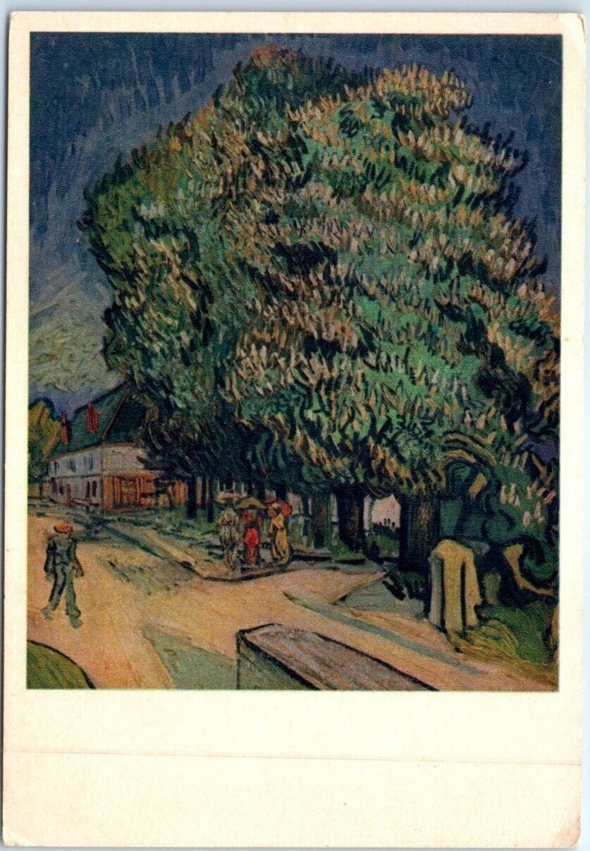 Postcard - Flowering chestnut-trees By Vincent van Gogh