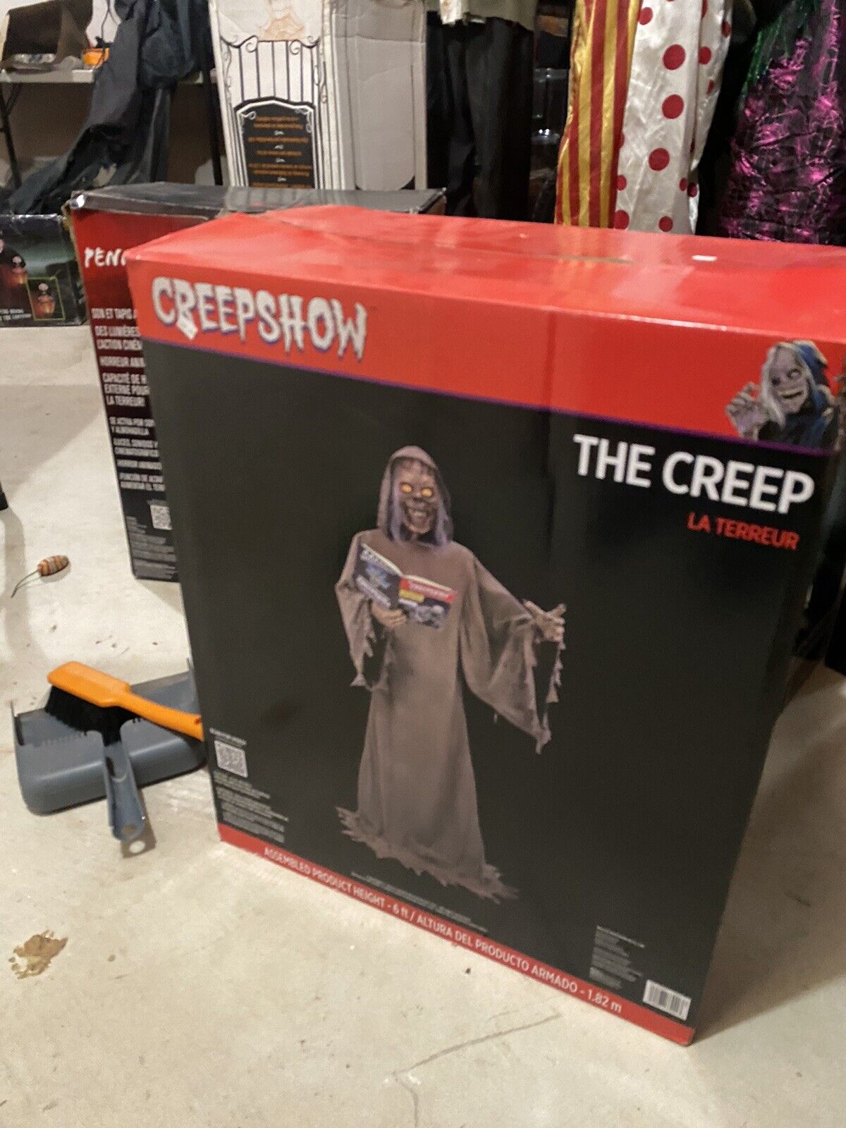 CREEPSHOW The Creep Set Up Once Party City. 6FT Motion Activated