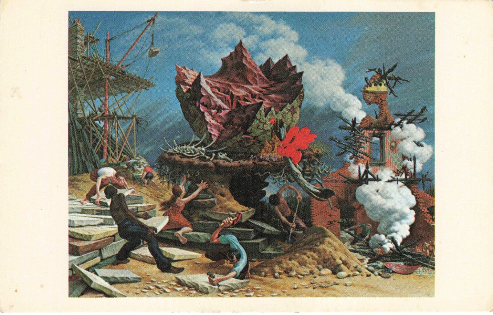 Postcard Masterpiece – The Art Auction Game Blume \