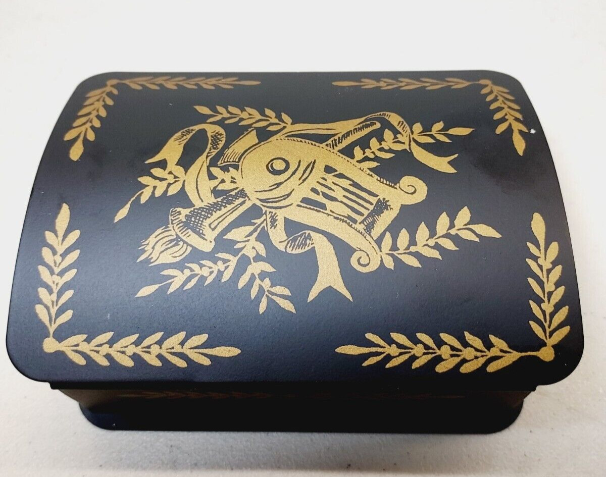 The Bombay Company Tin Tole Trinket Box 18th 19th Century Reproduction