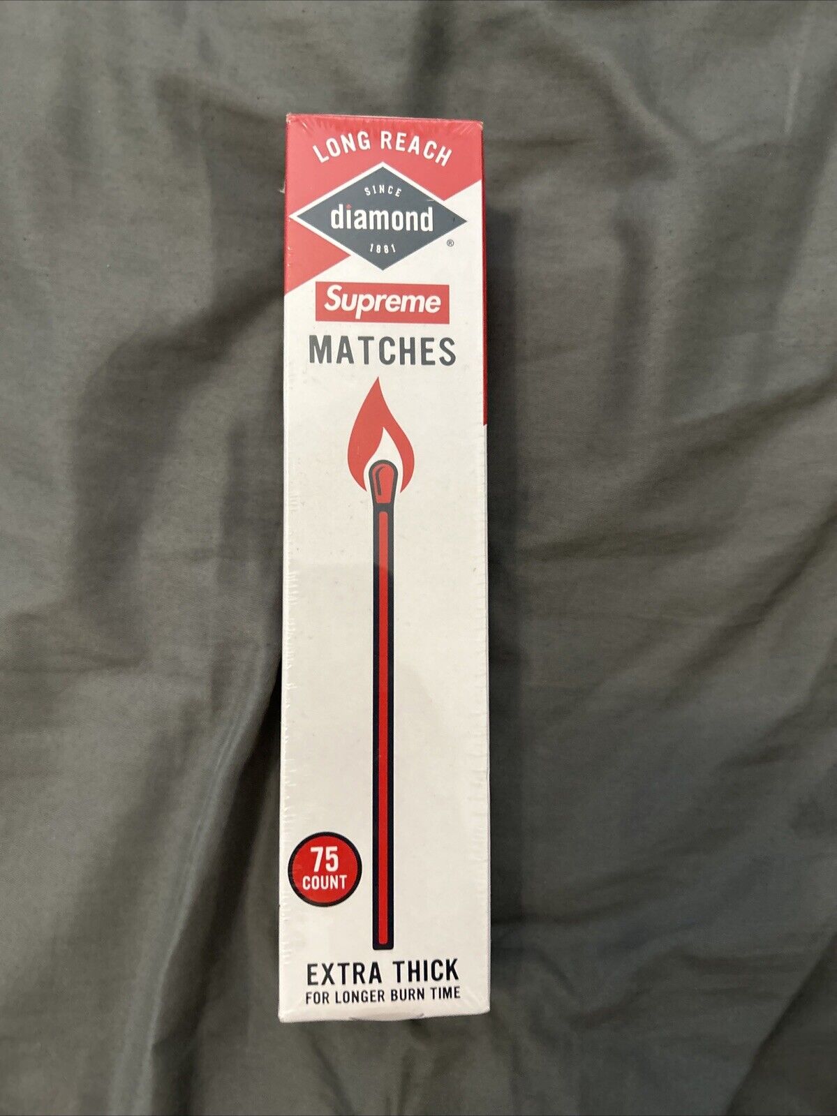 Supreme And Diamond Matches Pack Of 75 Extra Thick Matches