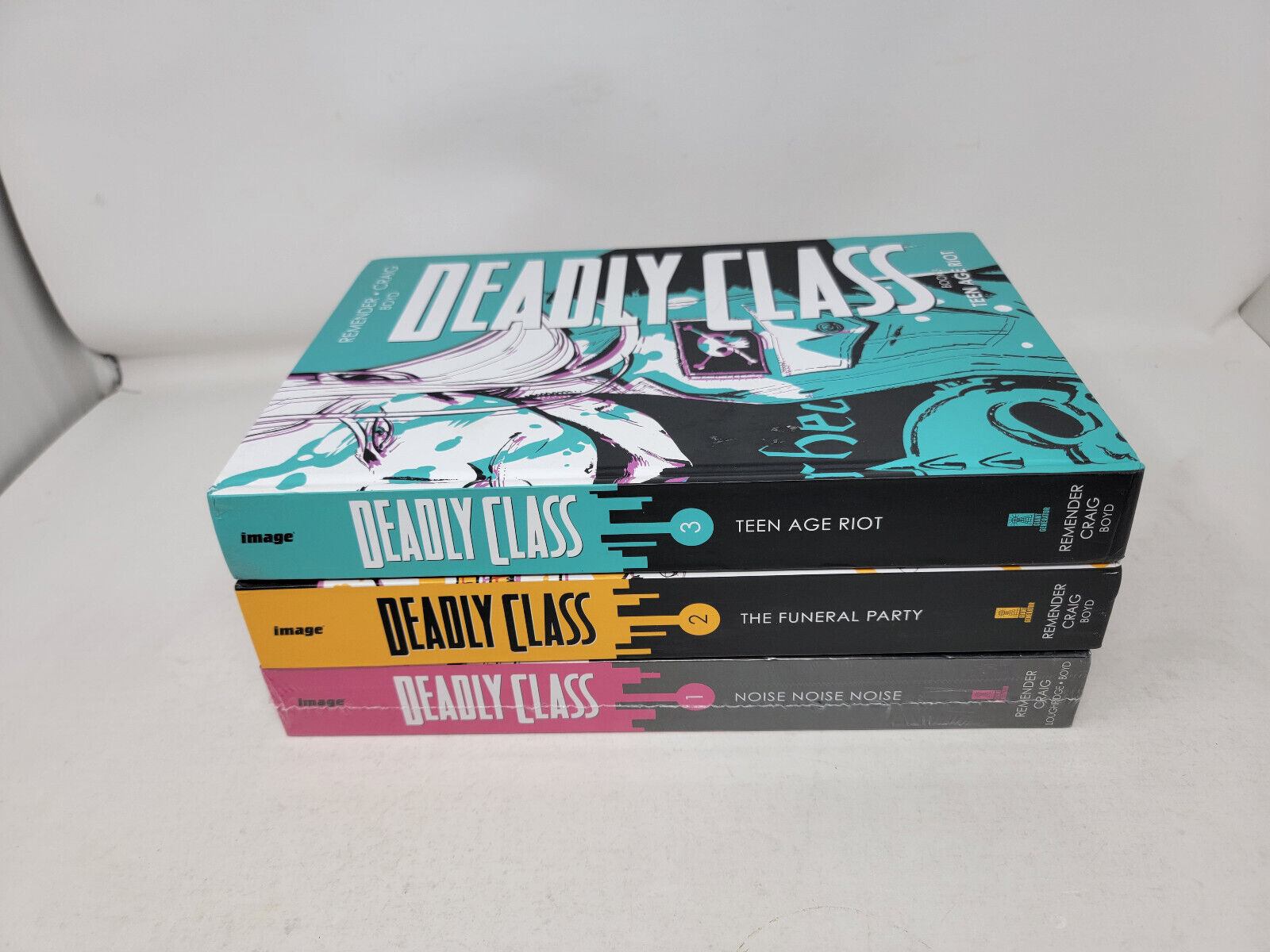 DEADLY CLASS VOLUME 1-3 ~ IMAGE DELUXE HARDCOVER LOT *3 BOOK SET*
