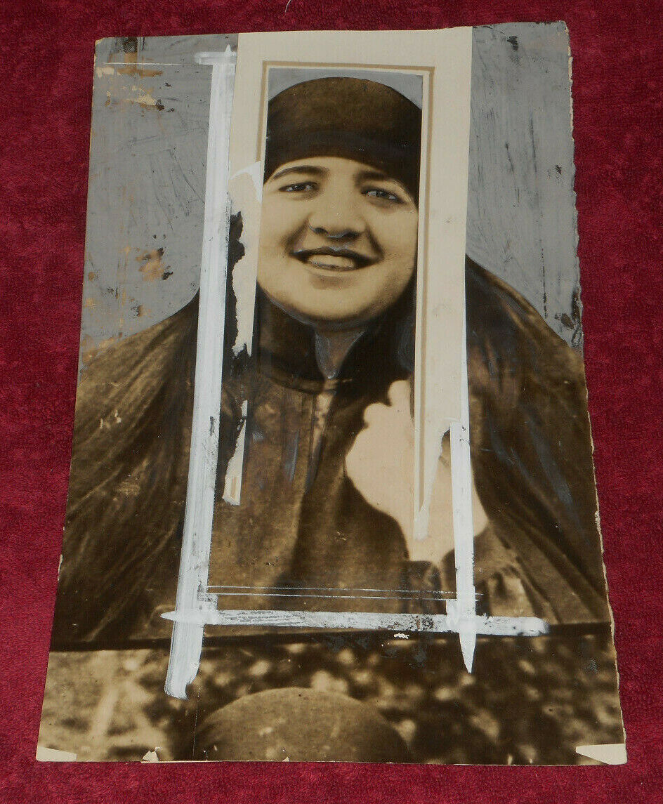 1926 Press Photo Halide Edib Adıvar Hanoum Refused Permit To Visit United States
