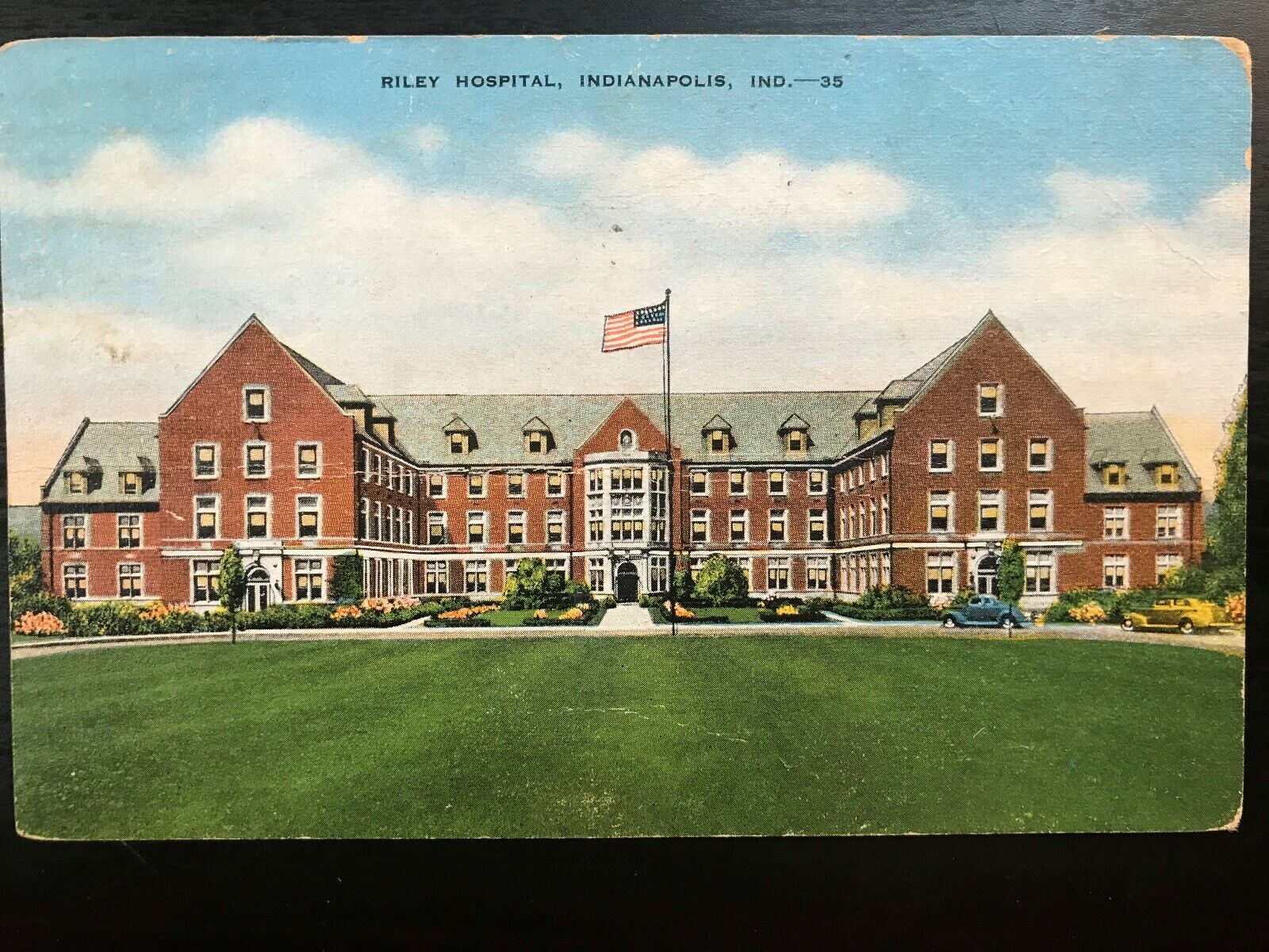 Vintage Postcard 1945 Riley Hospital Indianapolis Indiana (IN)