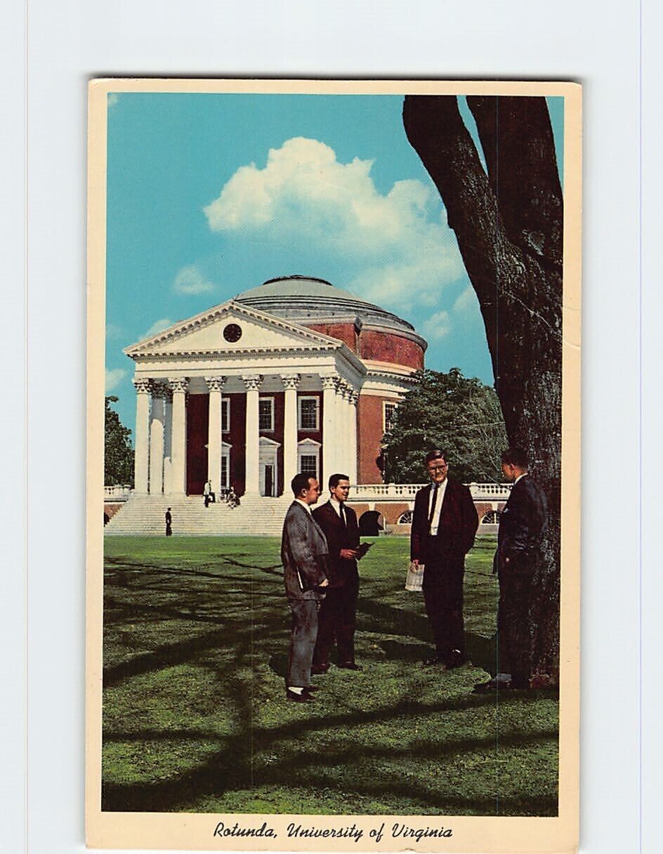 Postcard Rotunda, University of Virginia, Charlottesville, Virginia
