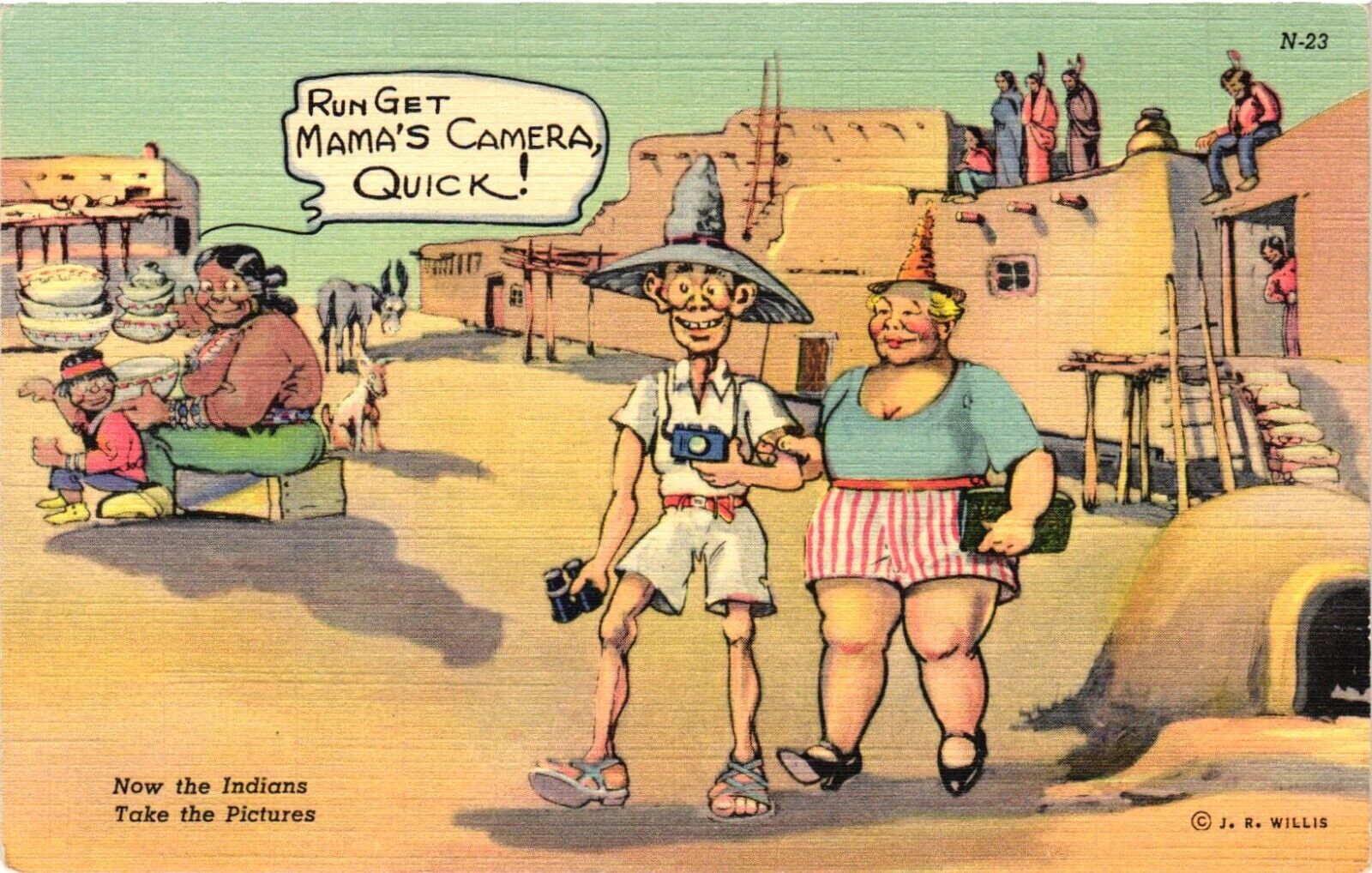 Vintage Humorous Postcard \