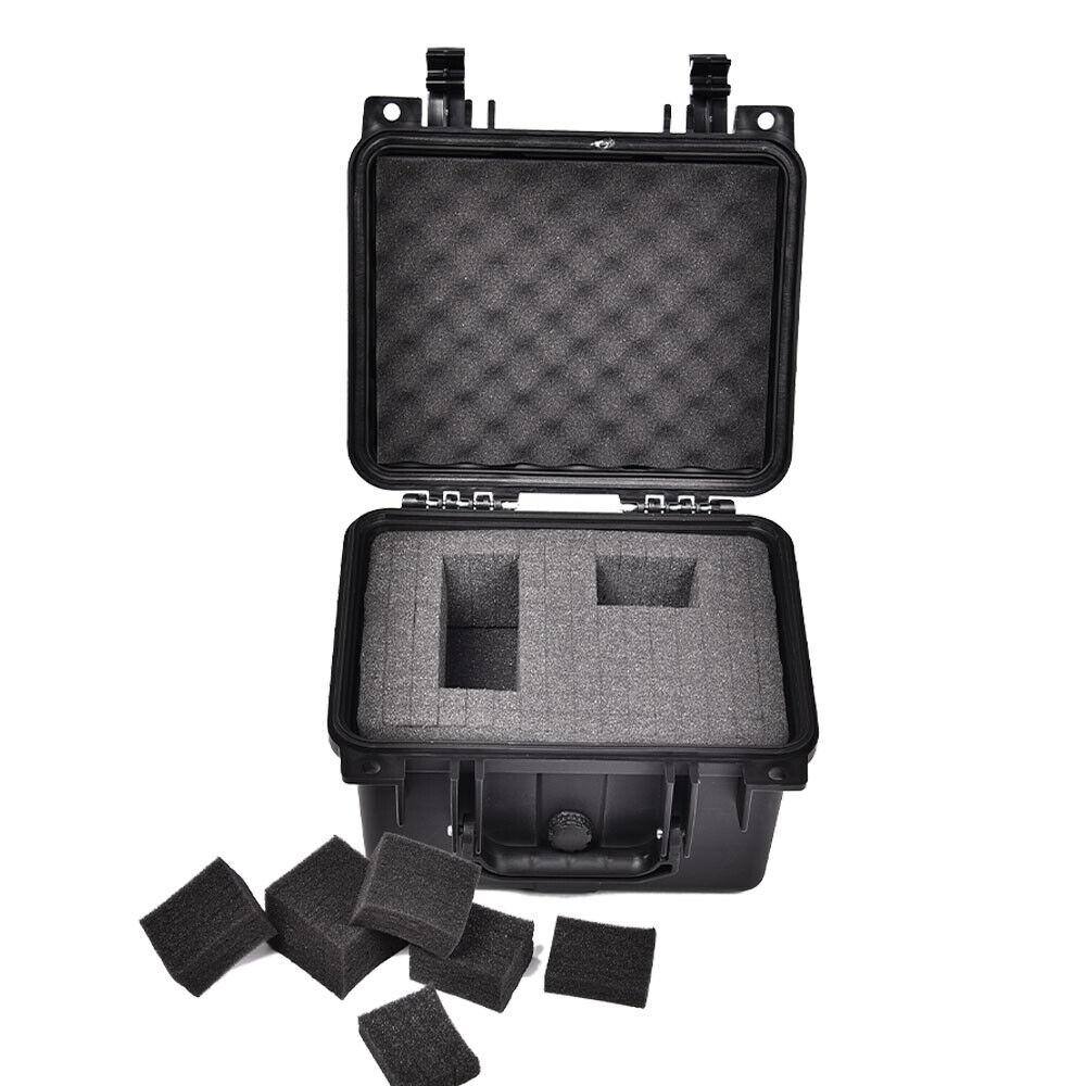 Black 50CT Graded Card Storage Box Travel Waterproof Case Slab Holder &Protector