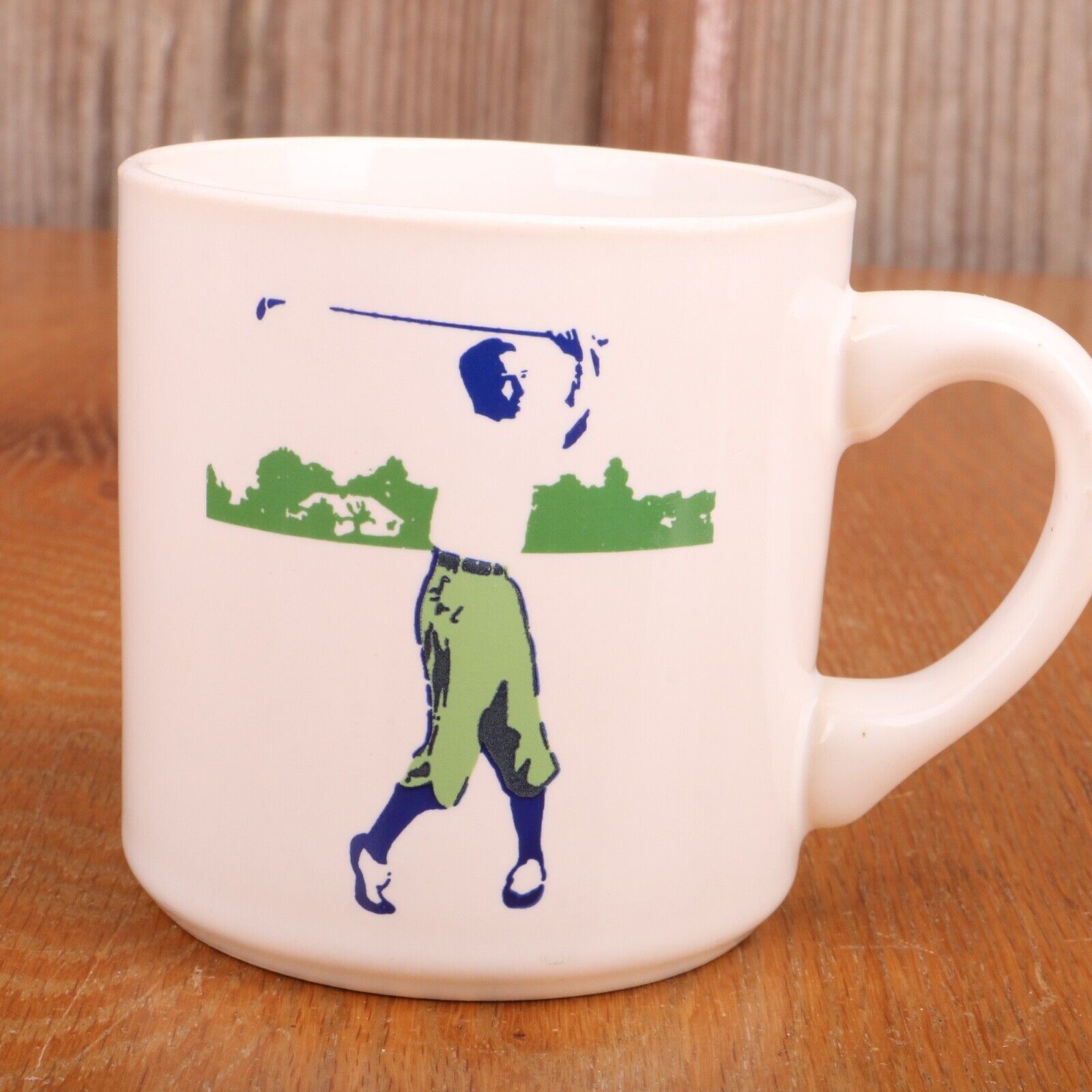 Behold The Golfer Man Swinging Club Coffee Mug Tea Cup