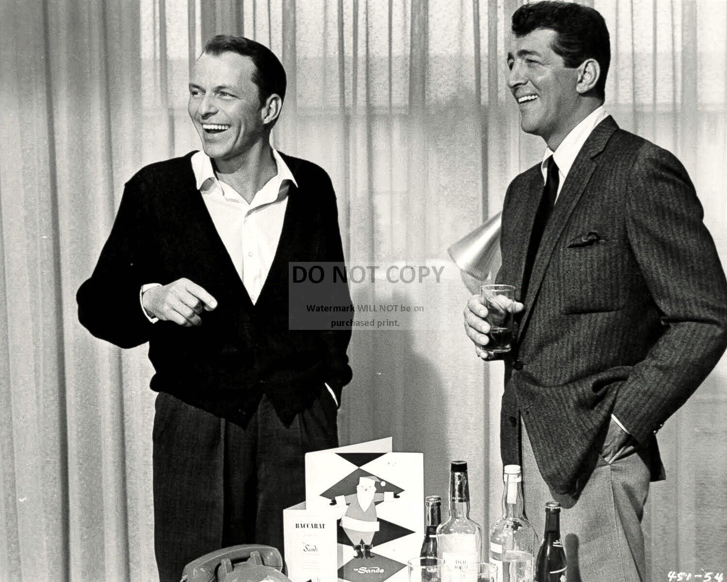 FRANK SINATRA AND DEAN MARTIN THE RAT PACK - 8X10 PHOTO (AA-791)