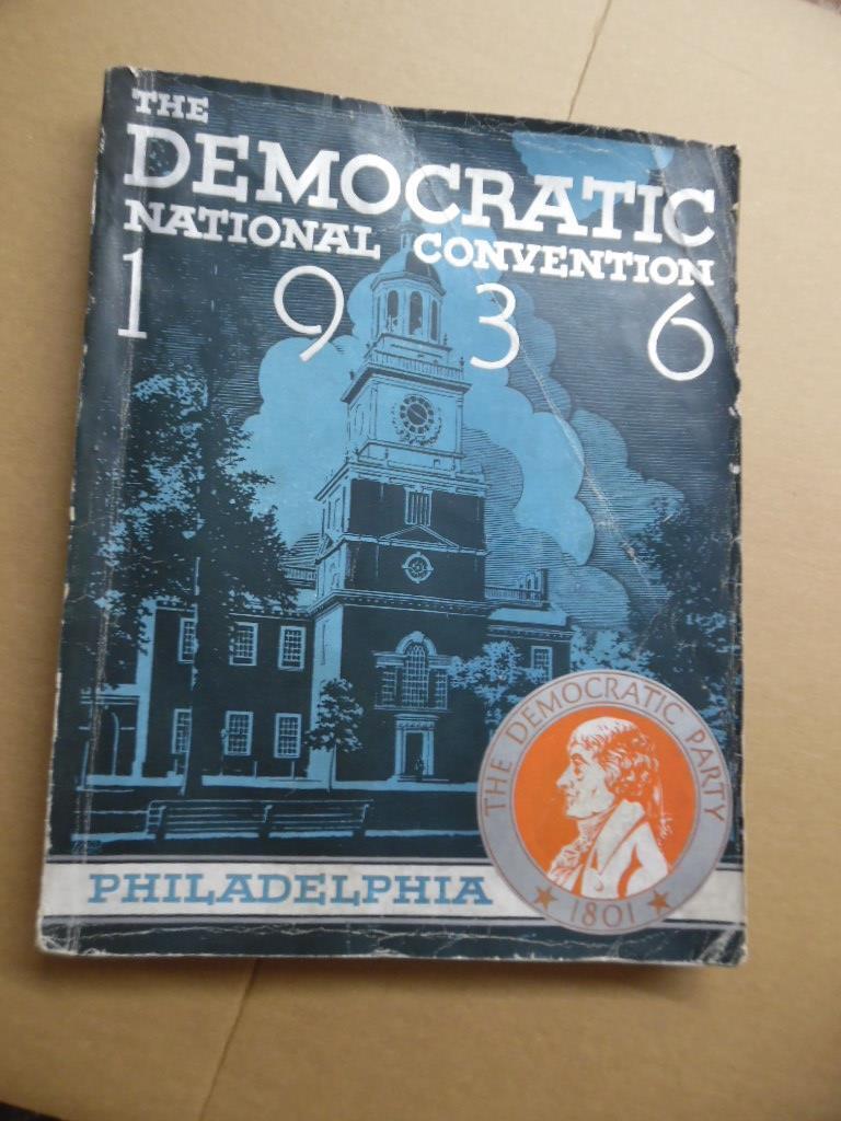 1936 Democratic National Convention Souvenir Book FDR Vintage Original HUGE 
