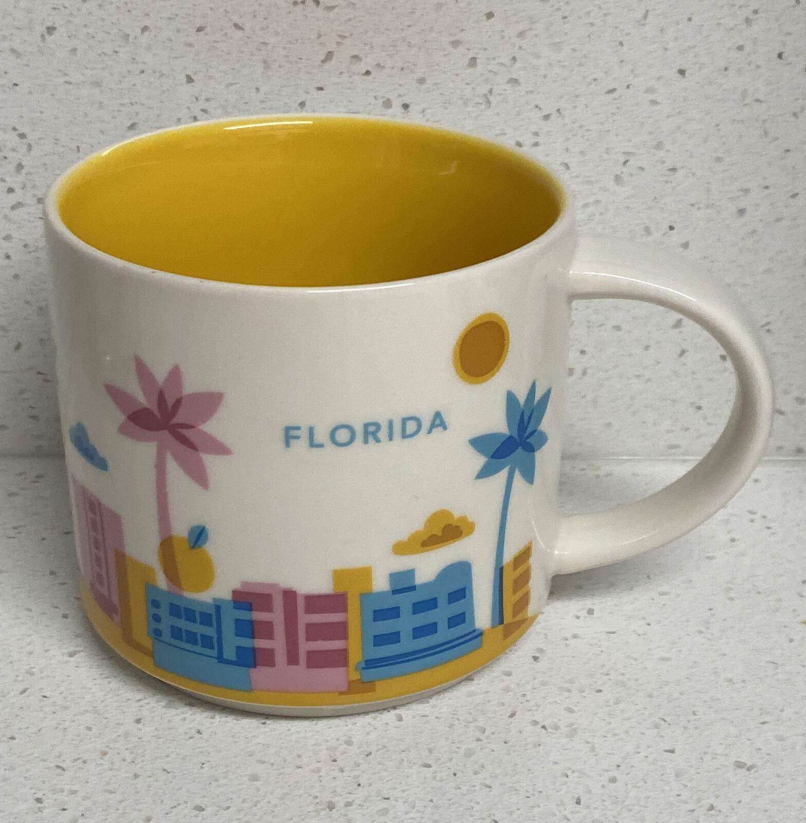 Starbucks 2013 Florida You Are Here Ceramic Mug 14 oz