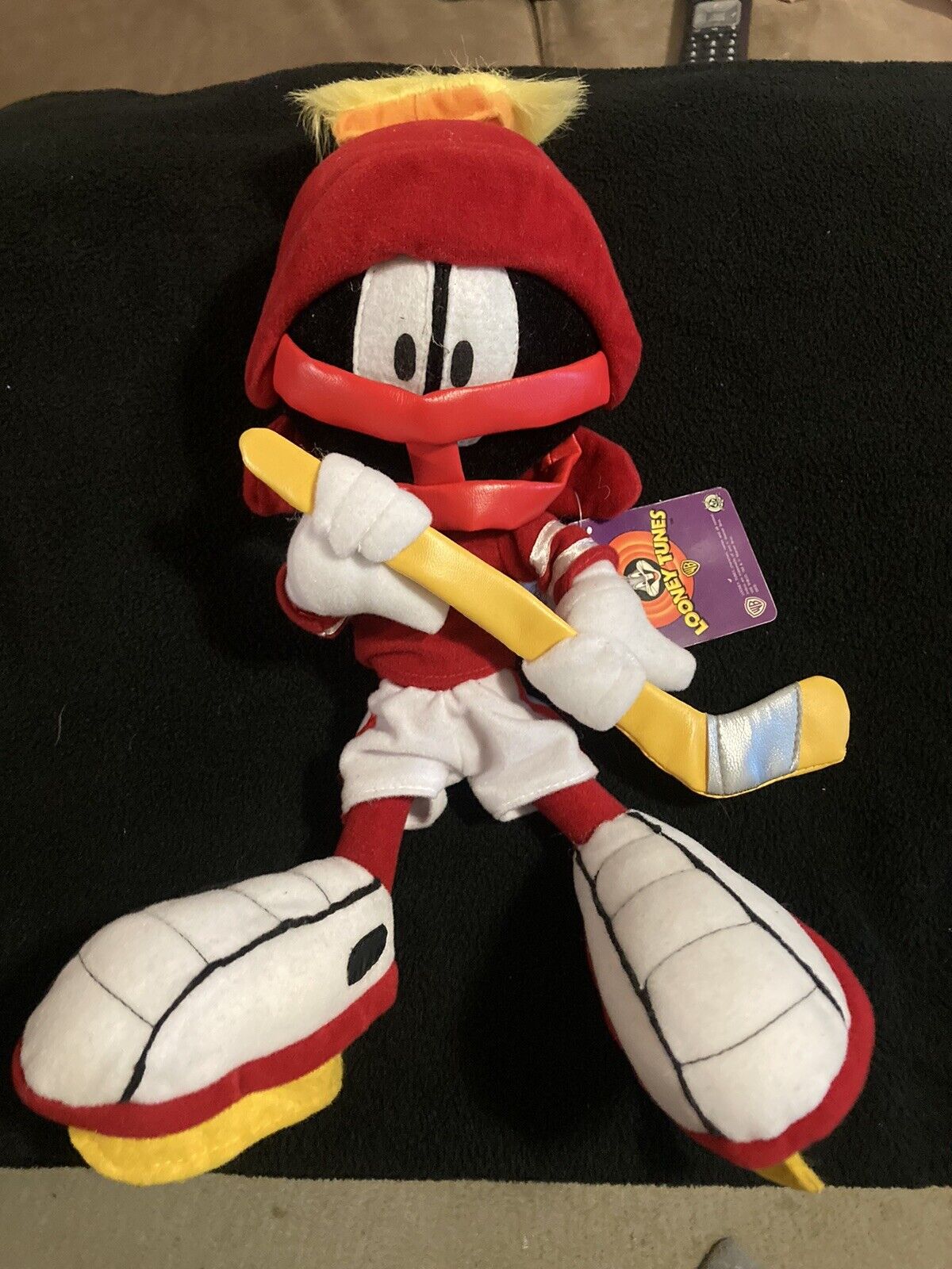 12” Nanco Red Marvin The Martian Hockey Plush. Looney Tunes. With Tags