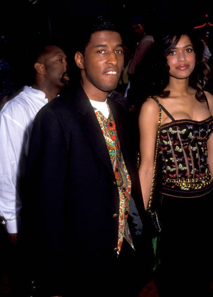 Kenneth Babyface Edmonds Tracey Edmonds at the Premiere of Bo- 1992 Old Photo