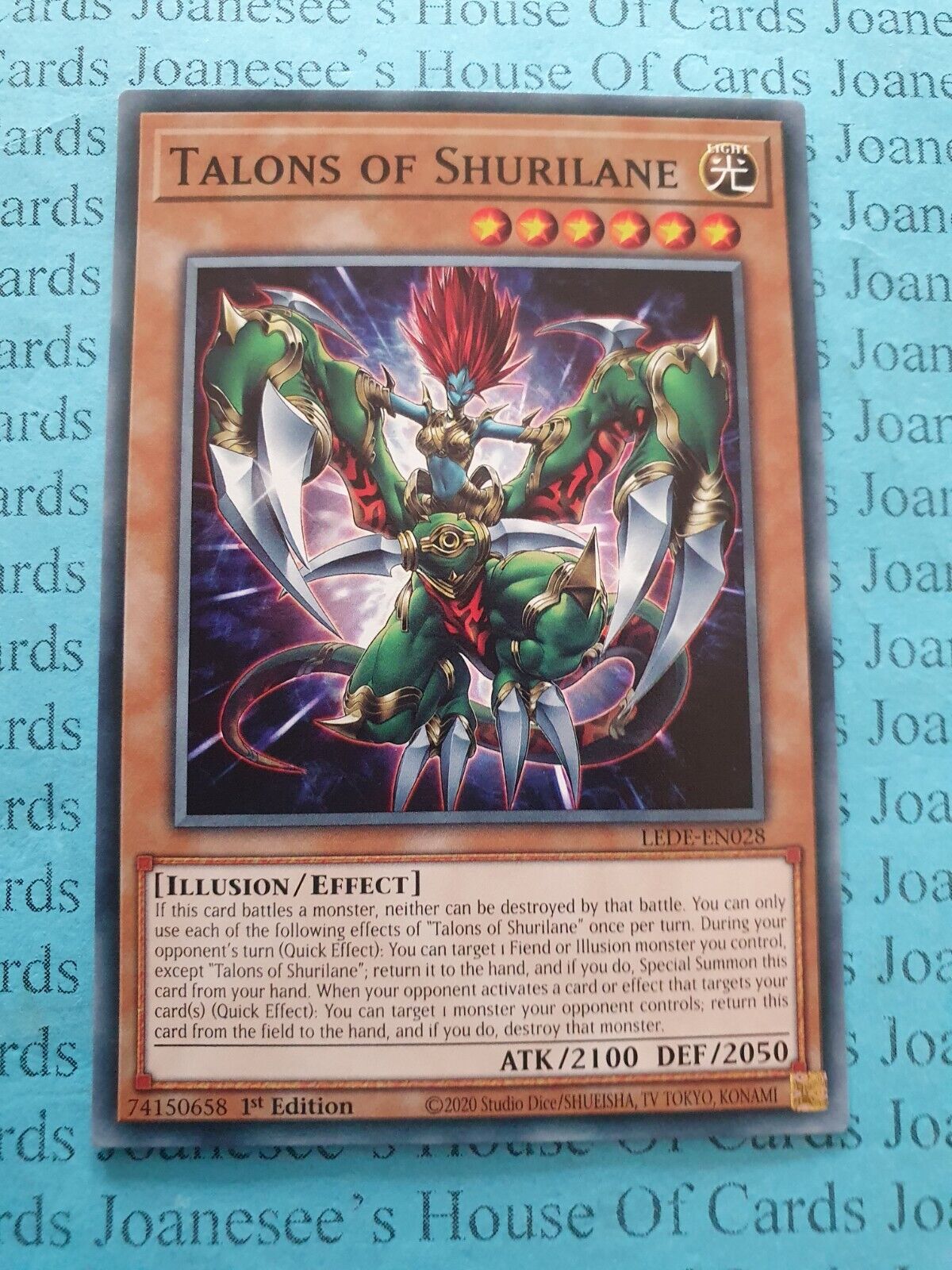 LEDE-EN028 Talons of Shurilane Yu-Gi-Oh Card 1st Edition New
