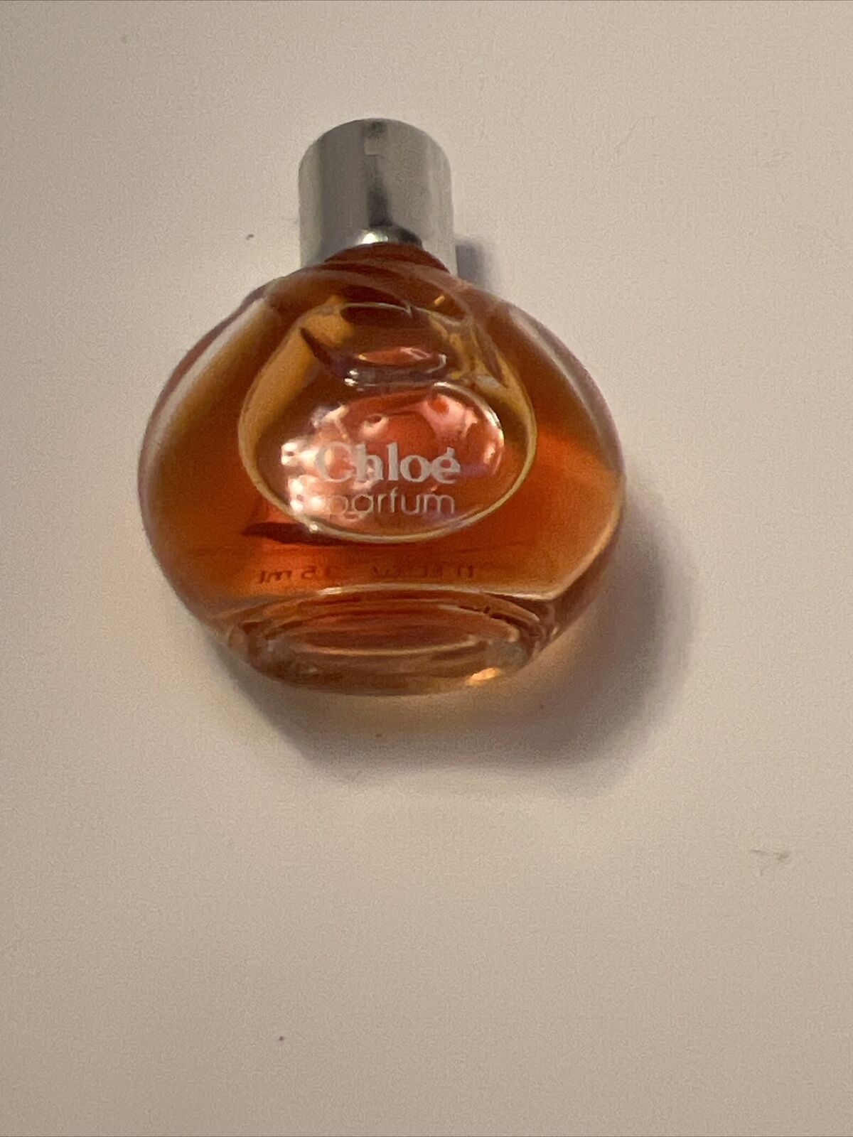 Vintage Mini Bottle of CHLOE Parfum by Lagerfeld .11 fl.oz / 3.5 mL Miniature