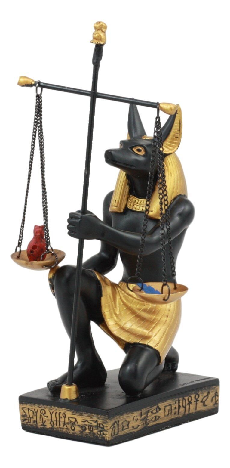 Ebros Classical Egyptian God Of The Afterlife Anubis Holding The Scales of Ju...