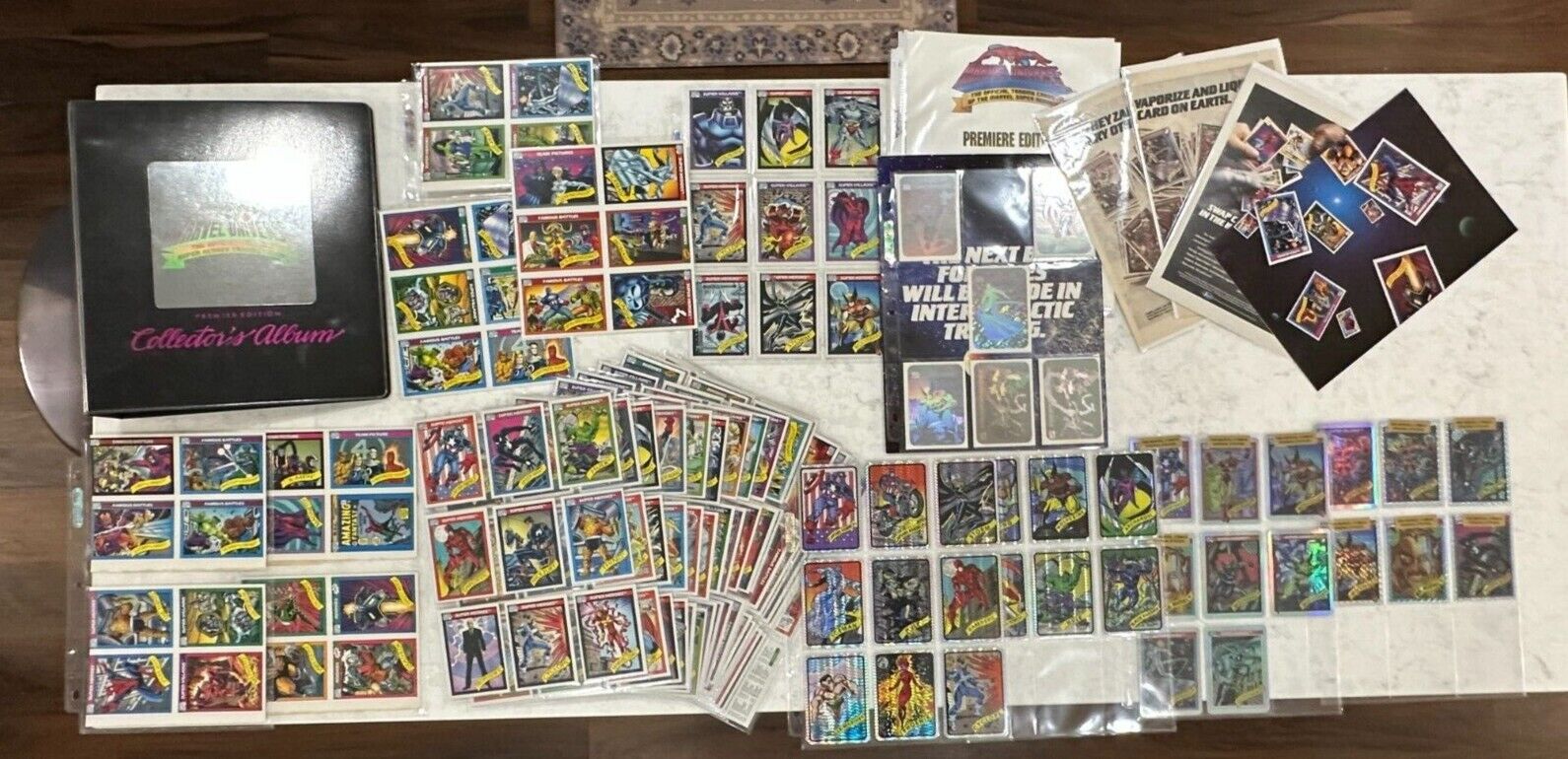 1990 Marvel Universe Series 1 - Collector\'s Set - Base + Holos + Promos + MORE