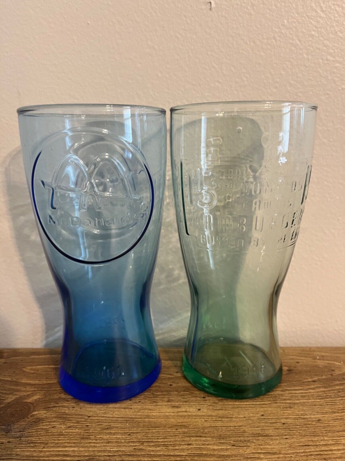 2 Vintage McDonald’s Glasses 1948 and 1961
