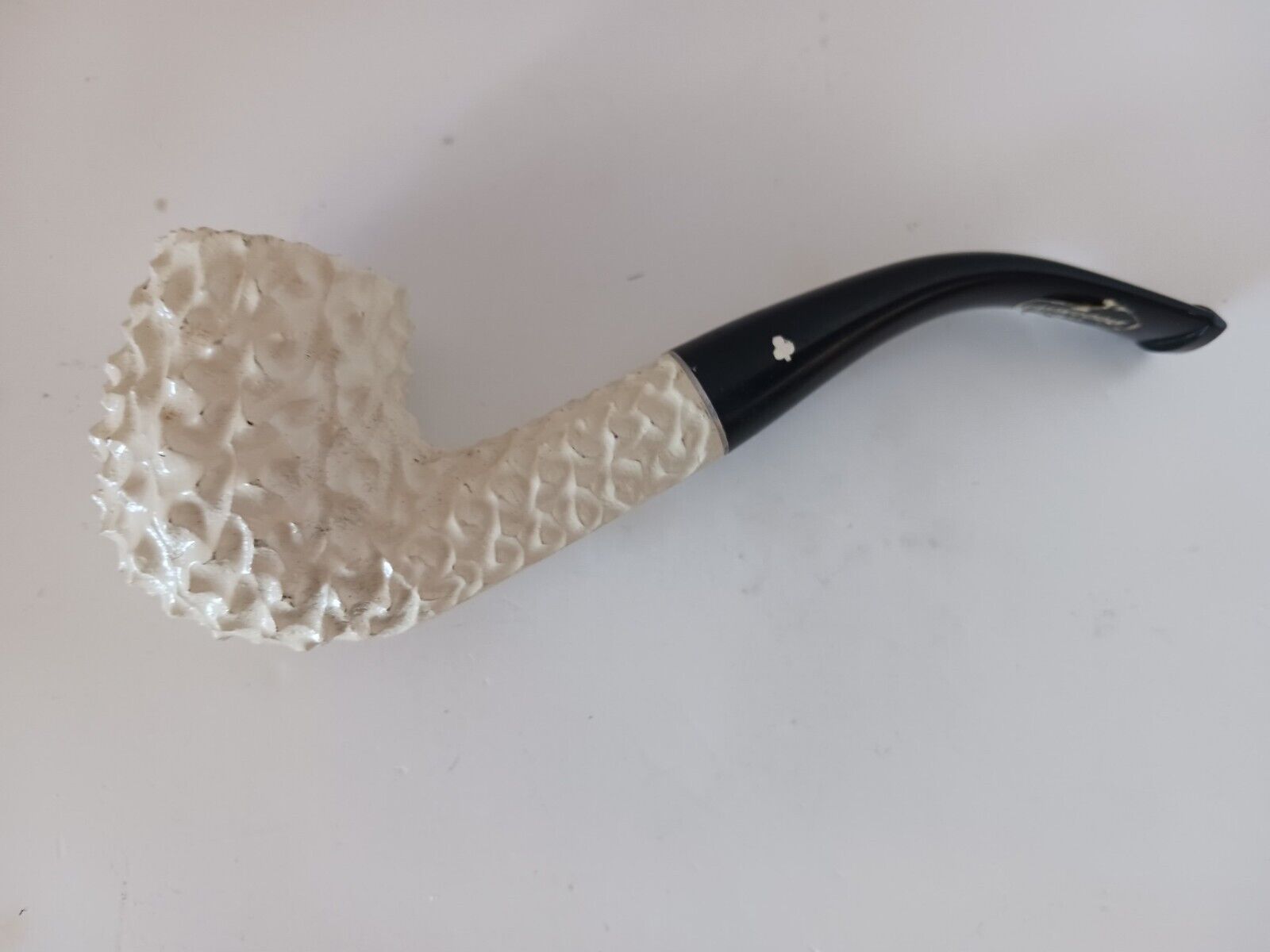 Vintage Kaywoodie Unsmoked Coral White Briar Pipe NOS