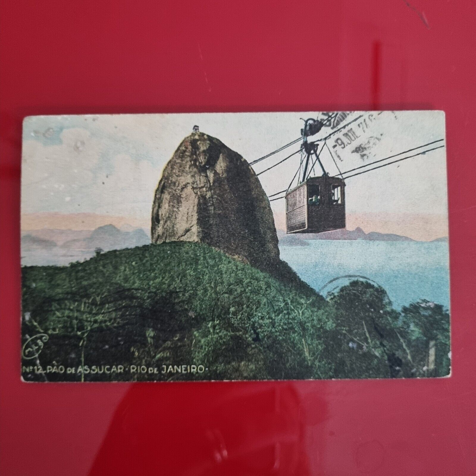 CPA circulée 1924 - BRASIL - PÁO DE ASSUCAR - RIO DE JANEIRO
