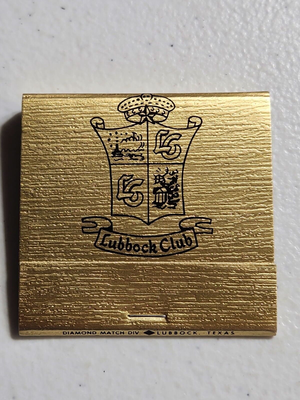 First National Pioneer Building Lubbock Club Matchbook