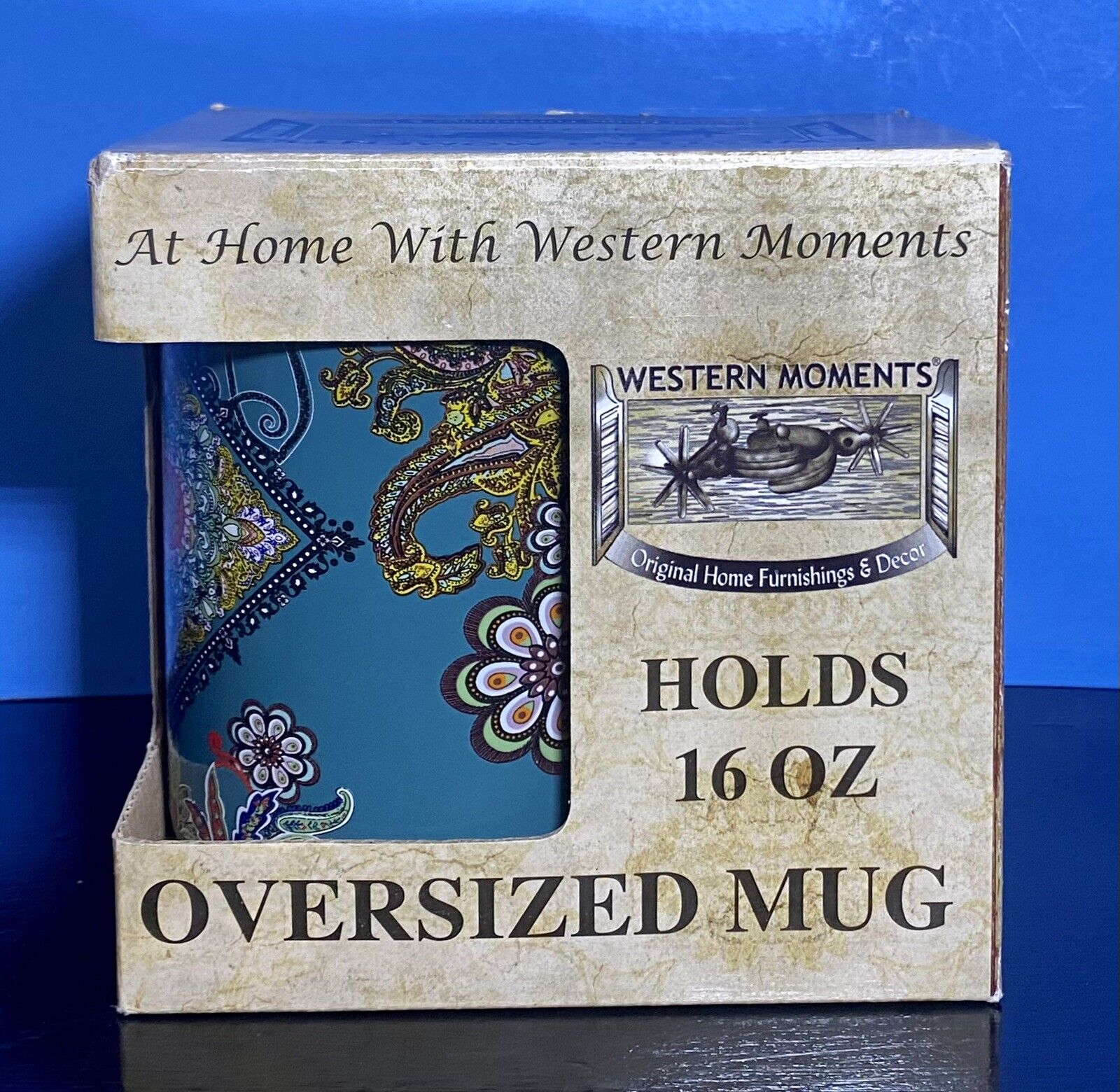 Western Moments Country Floral Oversized Mug 16oz M&F Western Products BRAND NEW