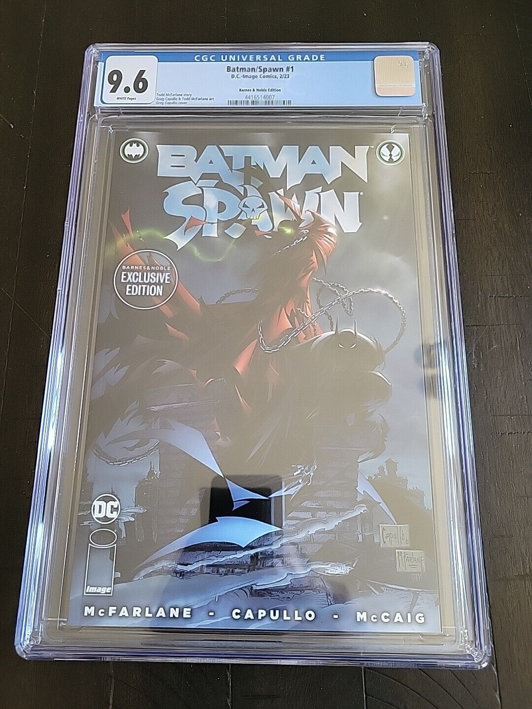 Batman Spawn 1 Barnes & Noble Exclusive CGC 9.6 DC Image Todd McFarlane Capullo