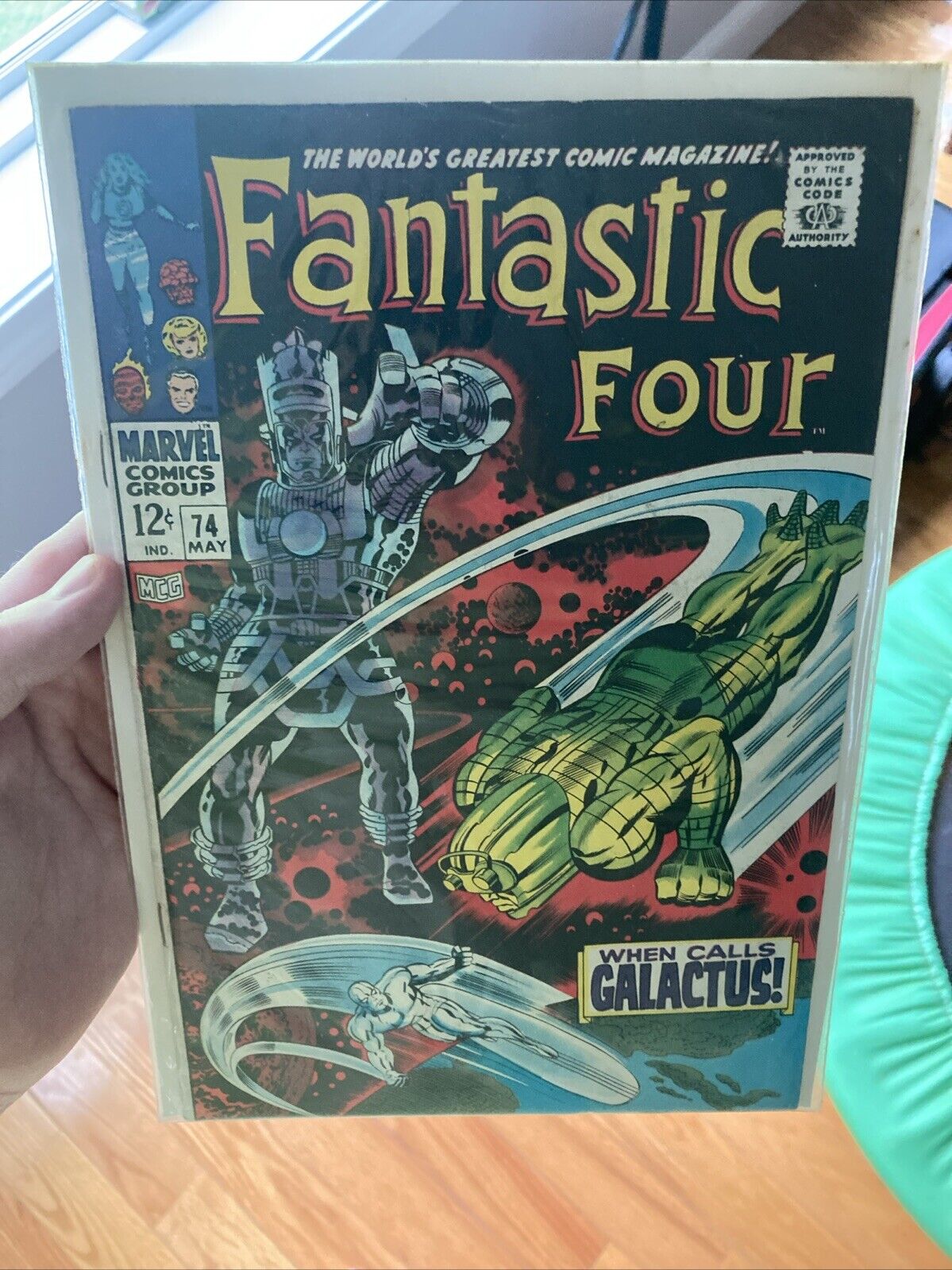 FANTASTIC FOUR COMIC BOOK, Volume 1 Number #74 (Marvel May 1968). Rare Classic