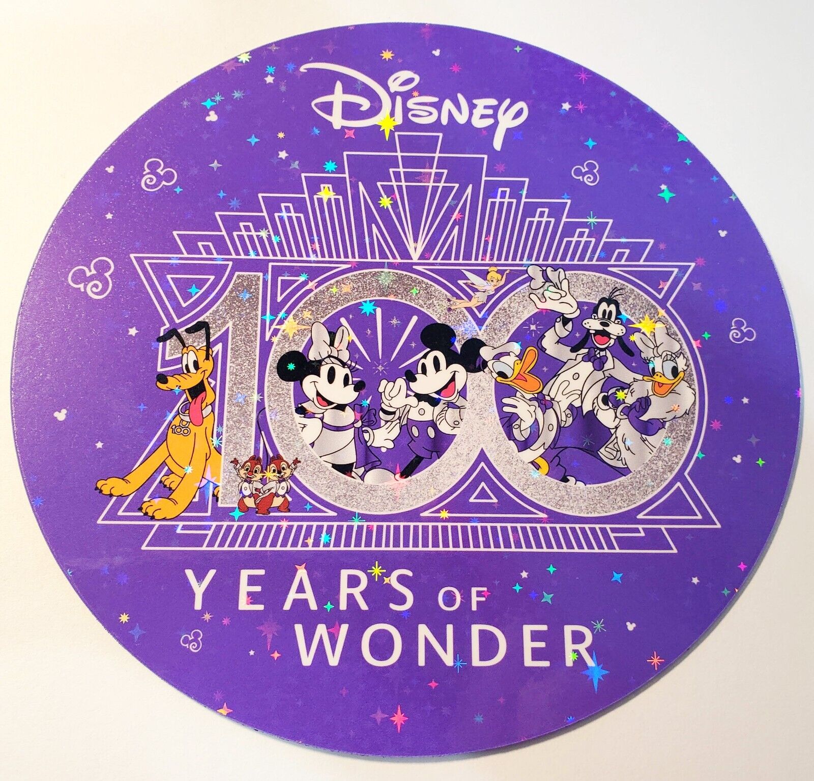 Disney World 100th Anniversary Mickey & Minnie 100 Years of Wonder PIXIE Magnet