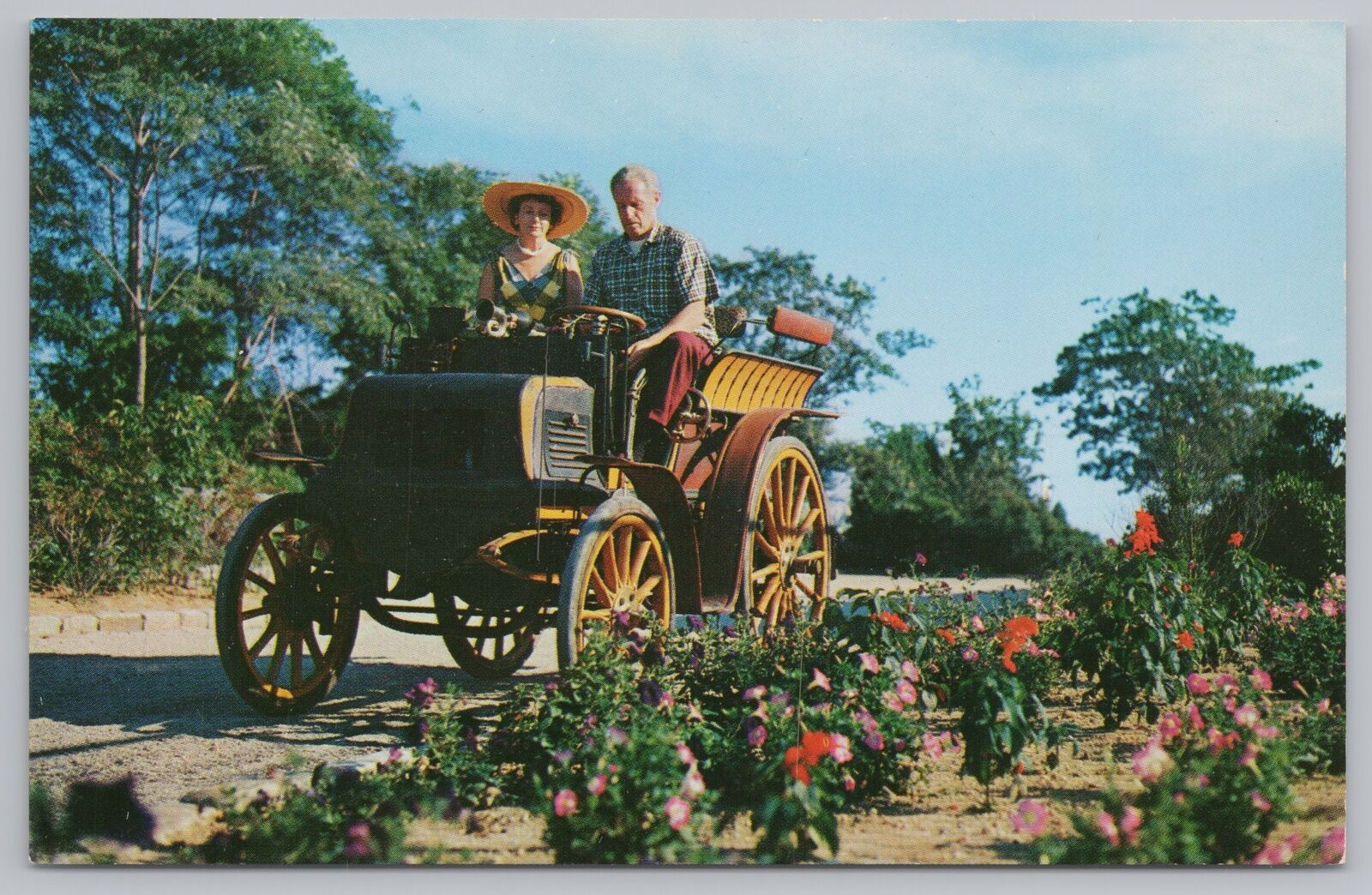 Transportation~1894 Fisson Shooting Brake Carnival Cars Museum~Vintage Postcard