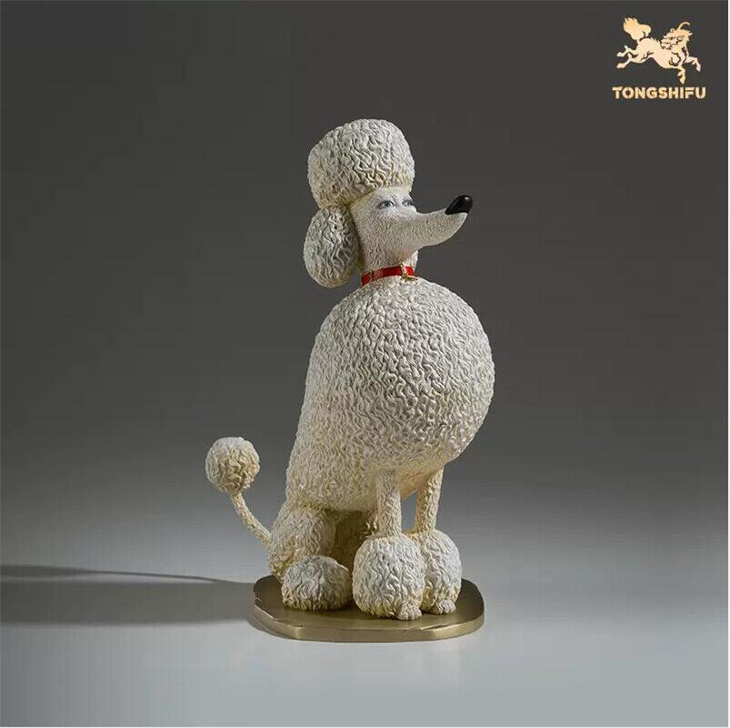 The Secret Life of Pets Liao Poodle Painted Model Cute Dog Statue New In Stock