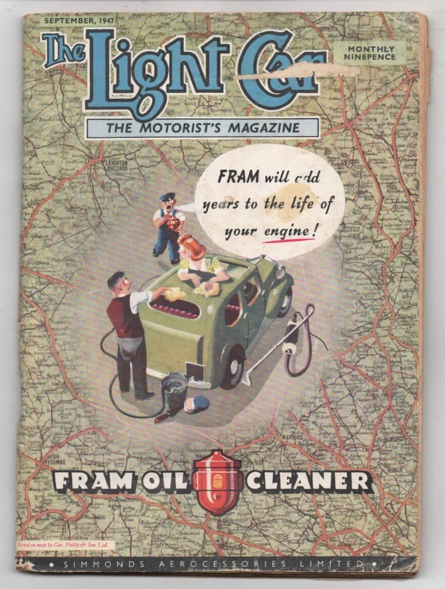 THE LIGHT CAR / THE MOTORIST'S MAGAZINE, Magazine, September 1947