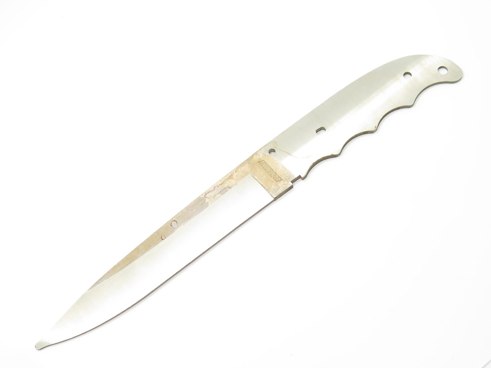 Vtg Tak Fukuta Grizzly Seki Japan AUS8A Fixed Fighting Hunting Knife Blade Blank