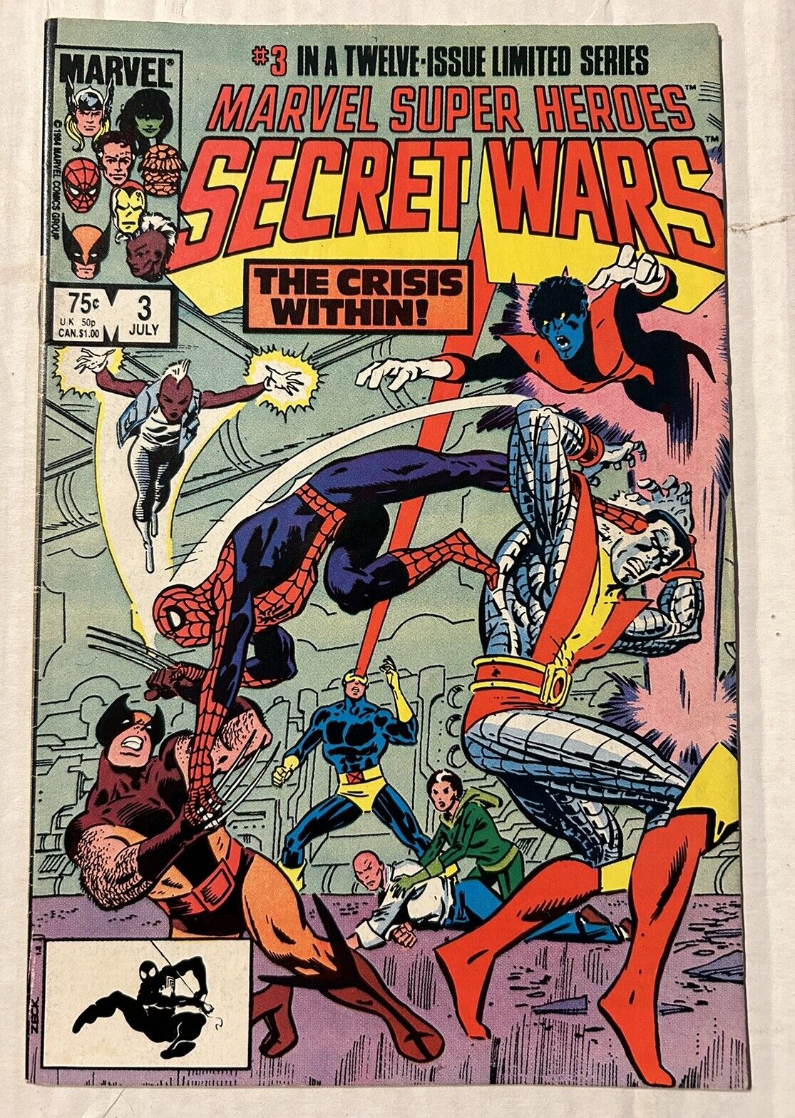 Marvel Super Heroes Secret Wars #3 4 5 6 (Marvel) Lot Of 4 Comics