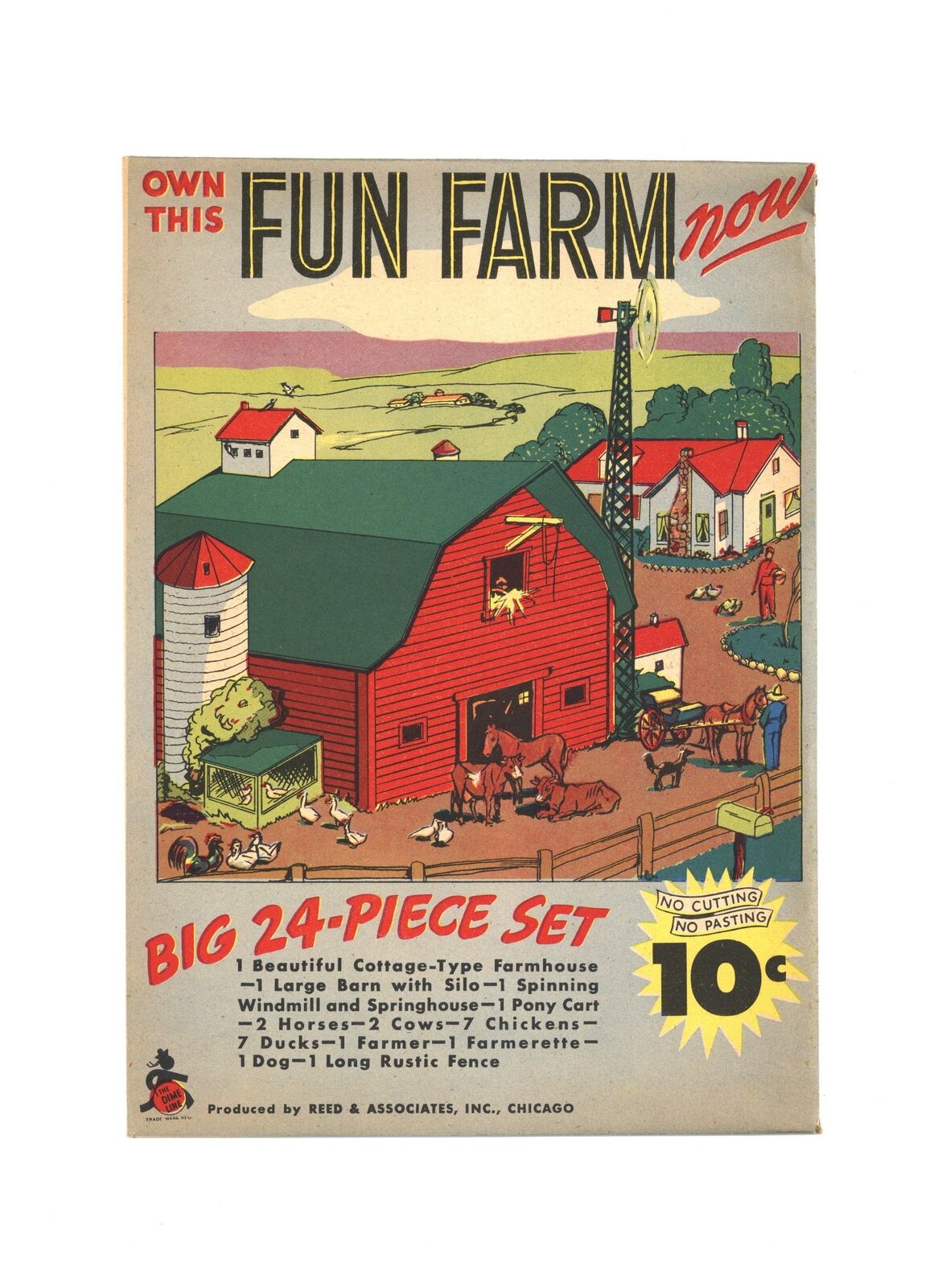 Fun Farm SET-1 VG+ 4.5 1945