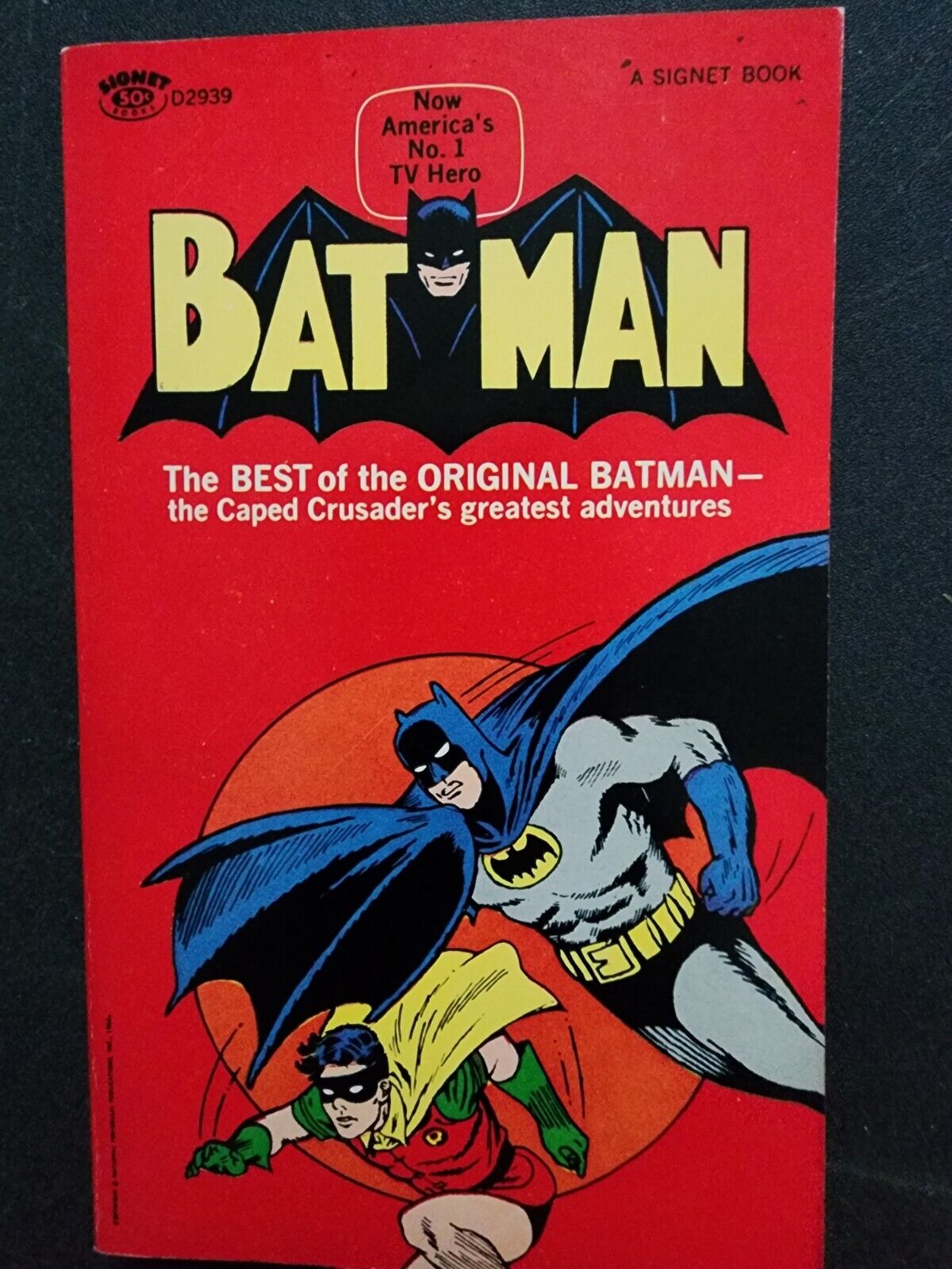 BATMAN The Best of the Original Signet 1966 Paperback First Printing DC Robin VF