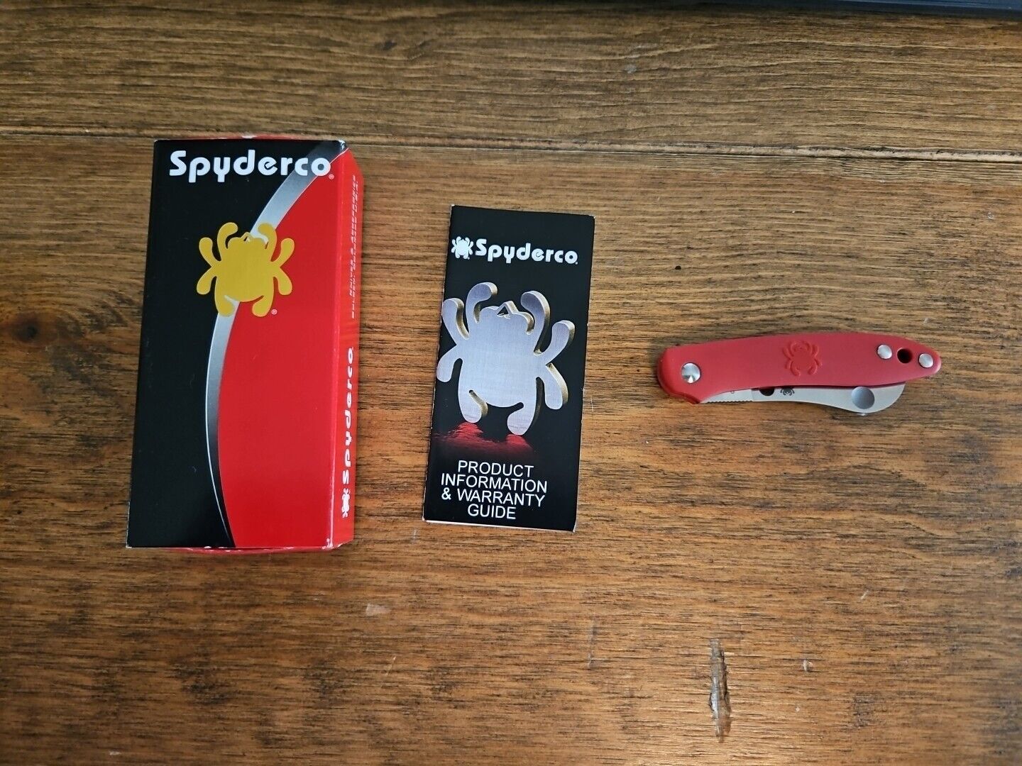 Spyderco Roadie Slip Joint Knife Red FRN C189PRD