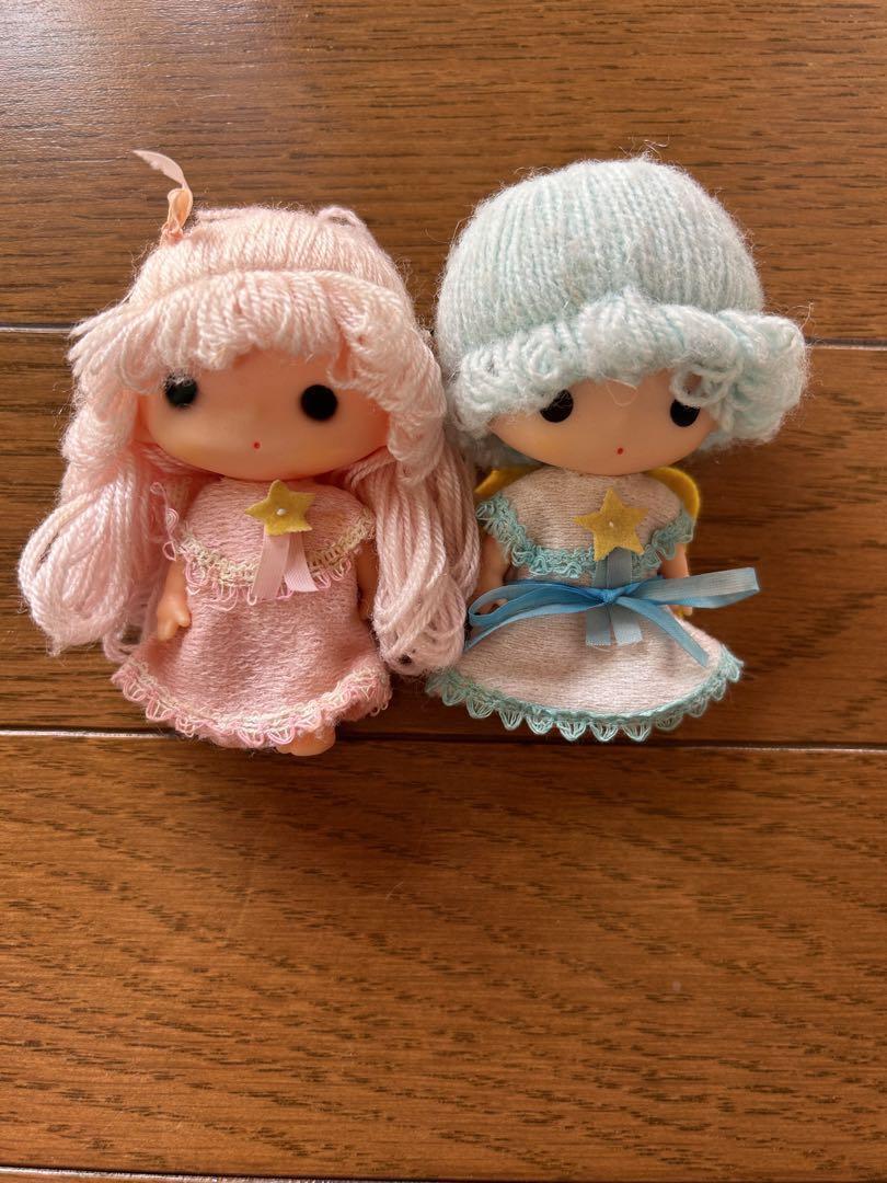 Sanrio Little Twin Stars Vintage Kiki Lala Plush Soft Vinyl Doll Set of 2
