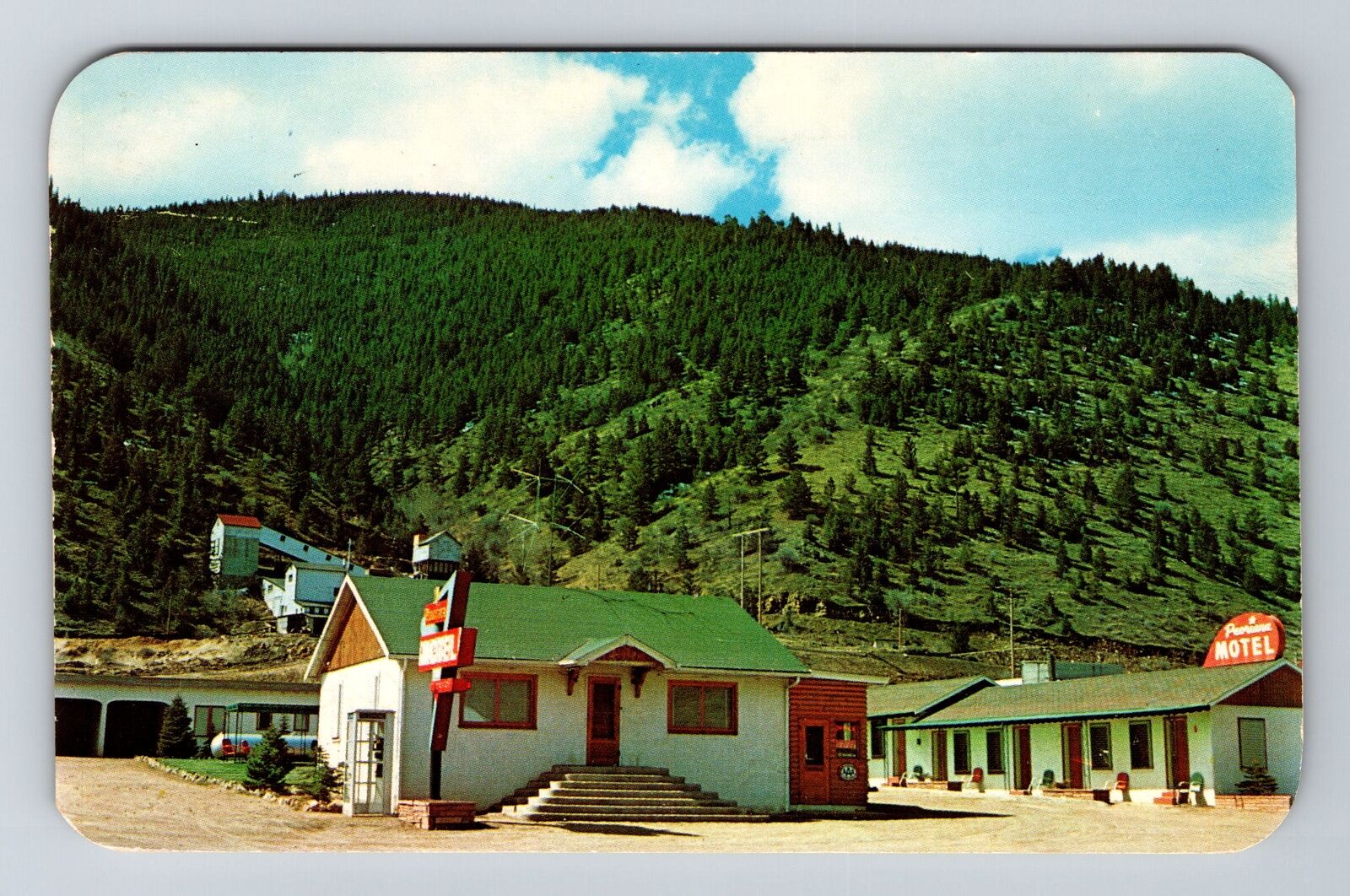 Idaho Springs CO-Colorado Peoriana Motel Antique c1960 Vintage Souvenir Postcard