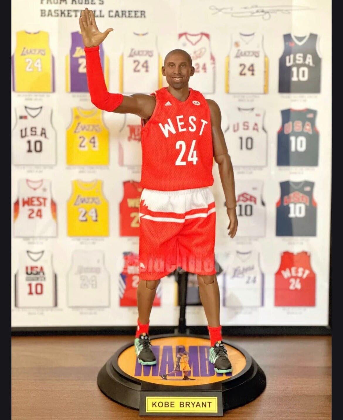 custom 1/6 enterbay NBA Kobe Bryant kit