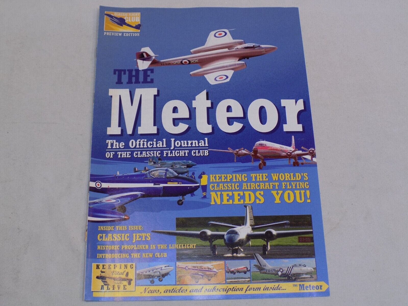 The Meteor Official Journal Magazine of Flight Club Classic Jets Preview Edition