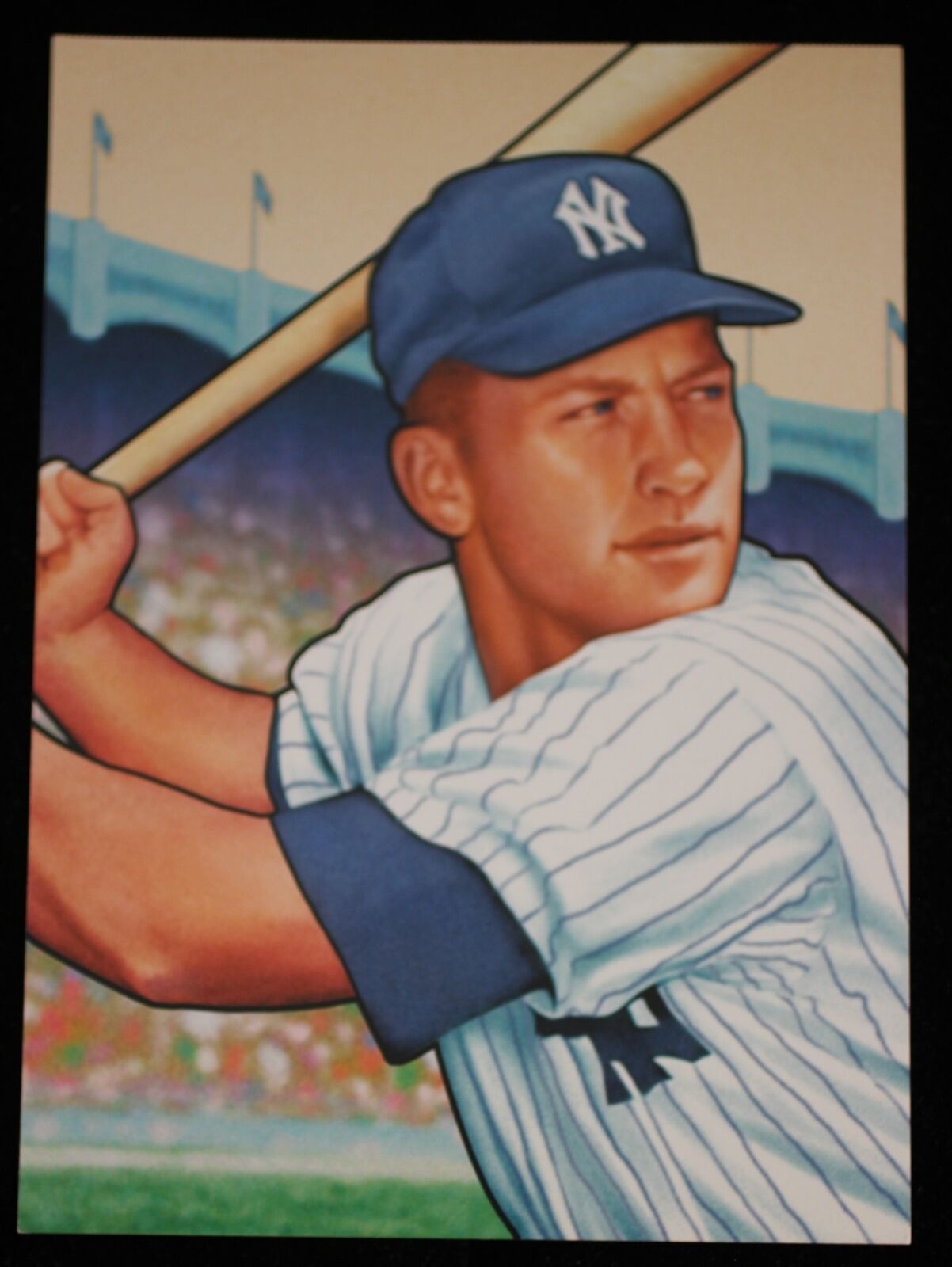 Mickey Mantle USPS 2006 Postcard Postage NY Yankees MLB Baseball Hall of Fame