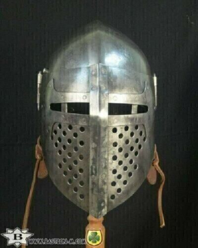 Bascinet barbuta Helmet Medieval Armour Barbuta Battle Gift Medieval