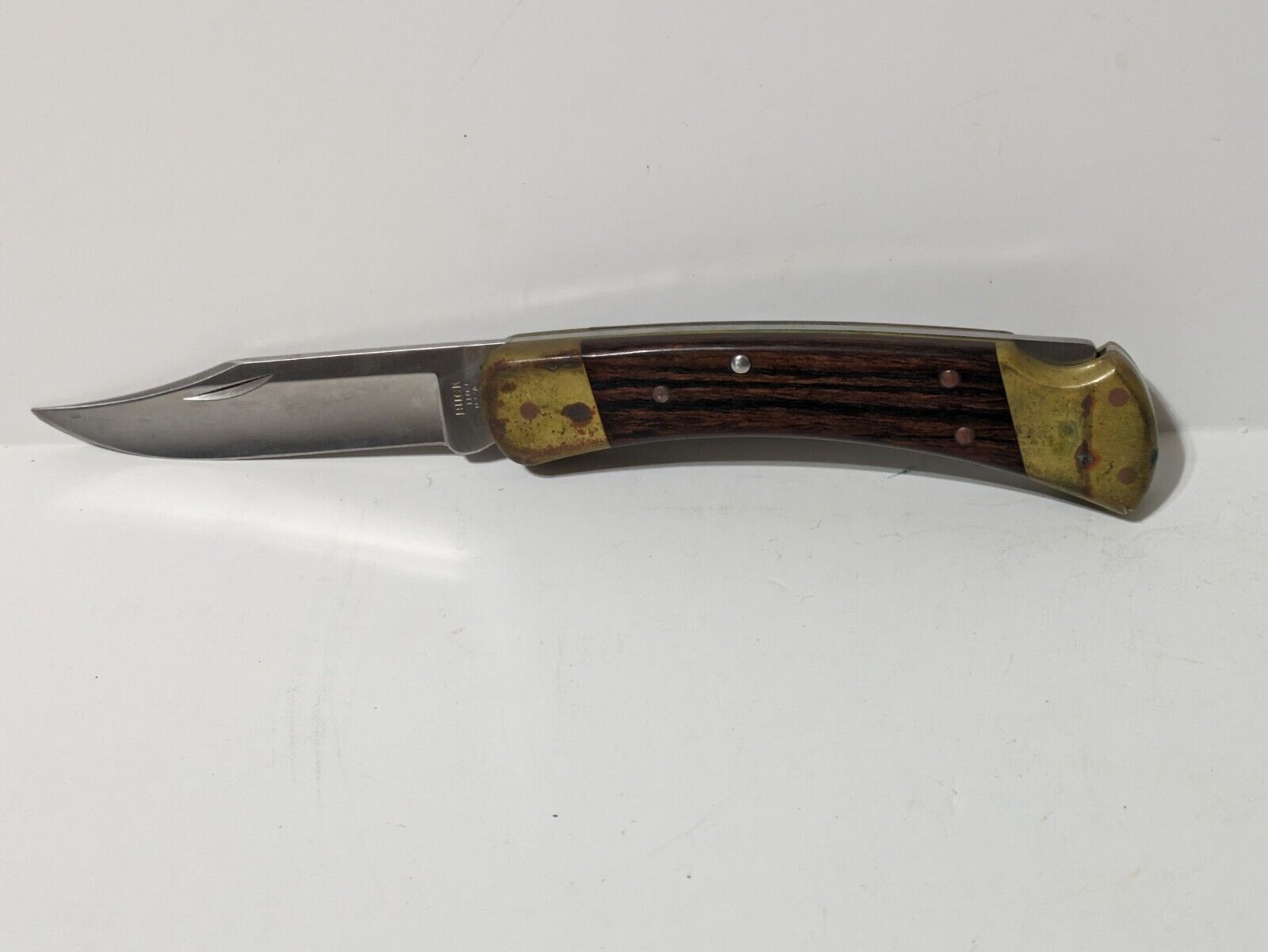 Vintage Buck 110C U.S.A Folding Lock Back Knife 110 C GENUINE some patina, NICE